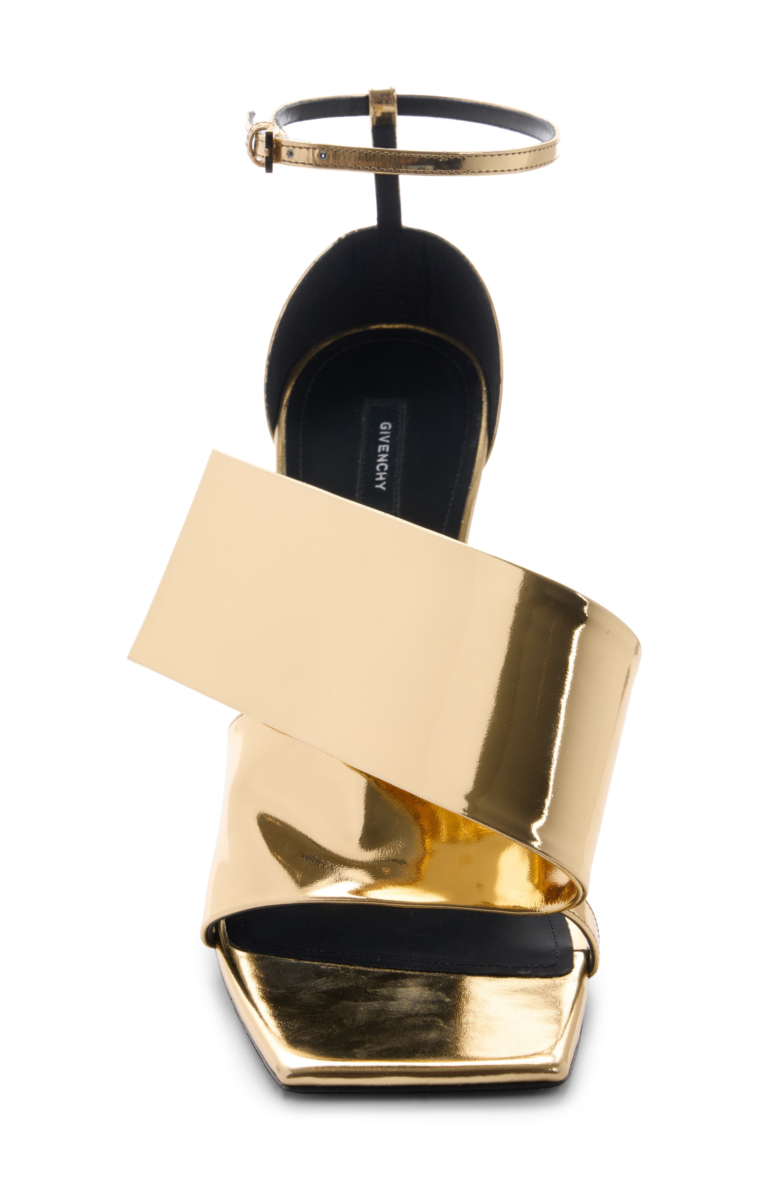 Givenchy Twisted Ribbon Ankle Strap Sandal in Golden at Nordstrom - 5