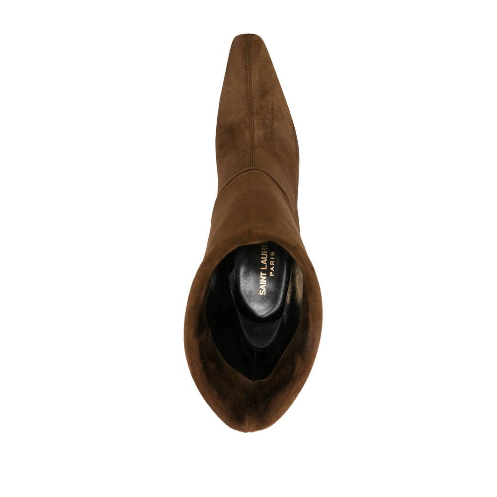 Saint Laurent Brown Boots Women - 3