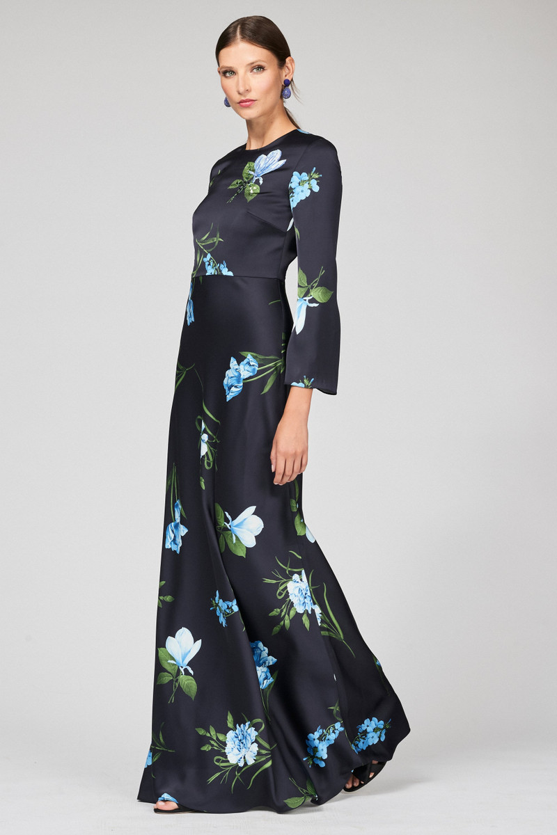 EMBELLISHED ALEX GOWN - NIGHT SKY BLUE OCULATA 1