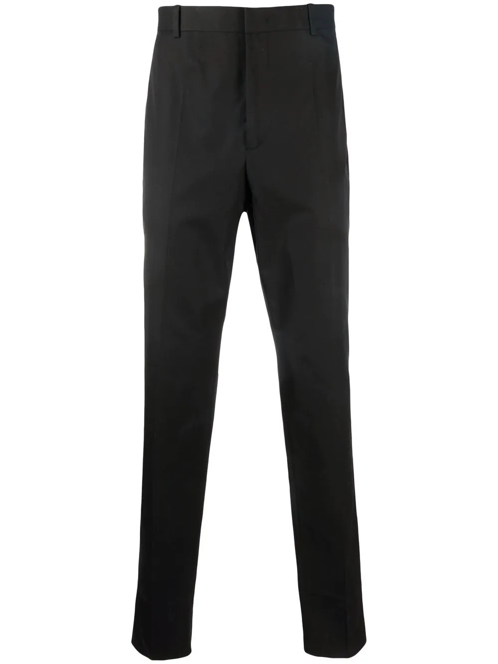 slim-fit tapered-leg trousers - 1