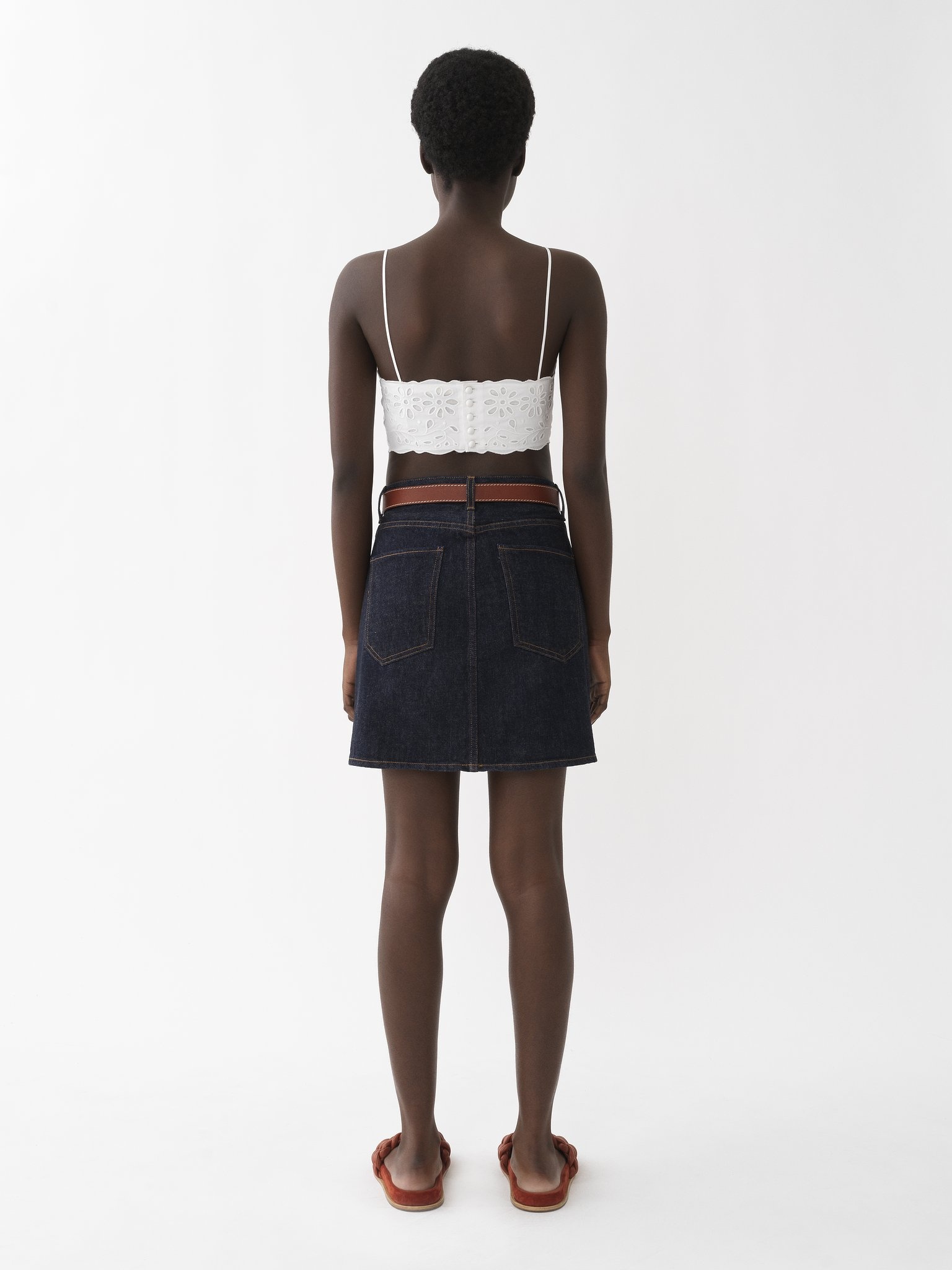 DENIM MINI SKIRT - 3
