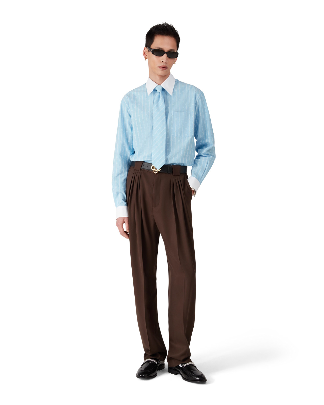 Wool Five Pleat Trousers | Casablanca Paris - 2