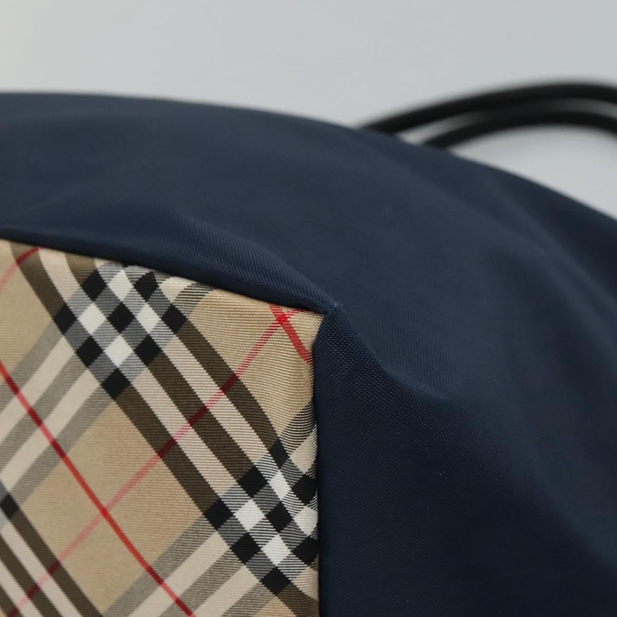 Burberry Blue Label Tote Bag Nylon Navy - 9