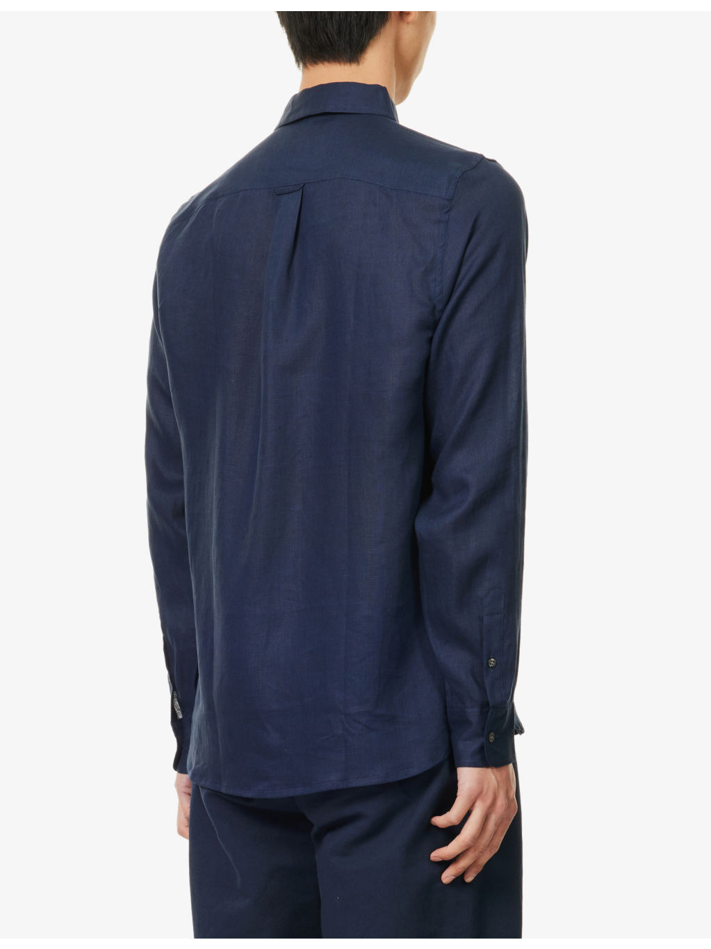 Monaco regular-fit linen shirt - 4