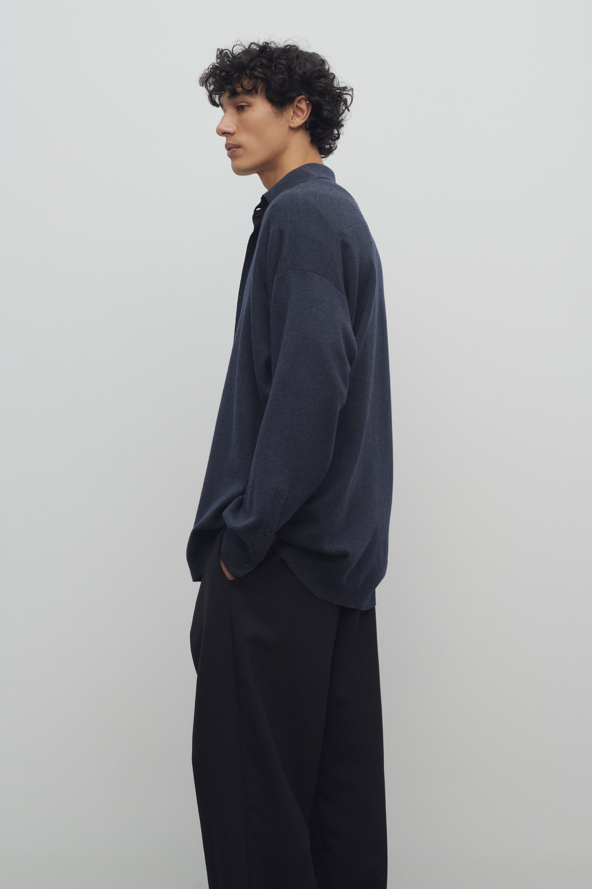 Deloren Top in Cotton and Cashmere - 4