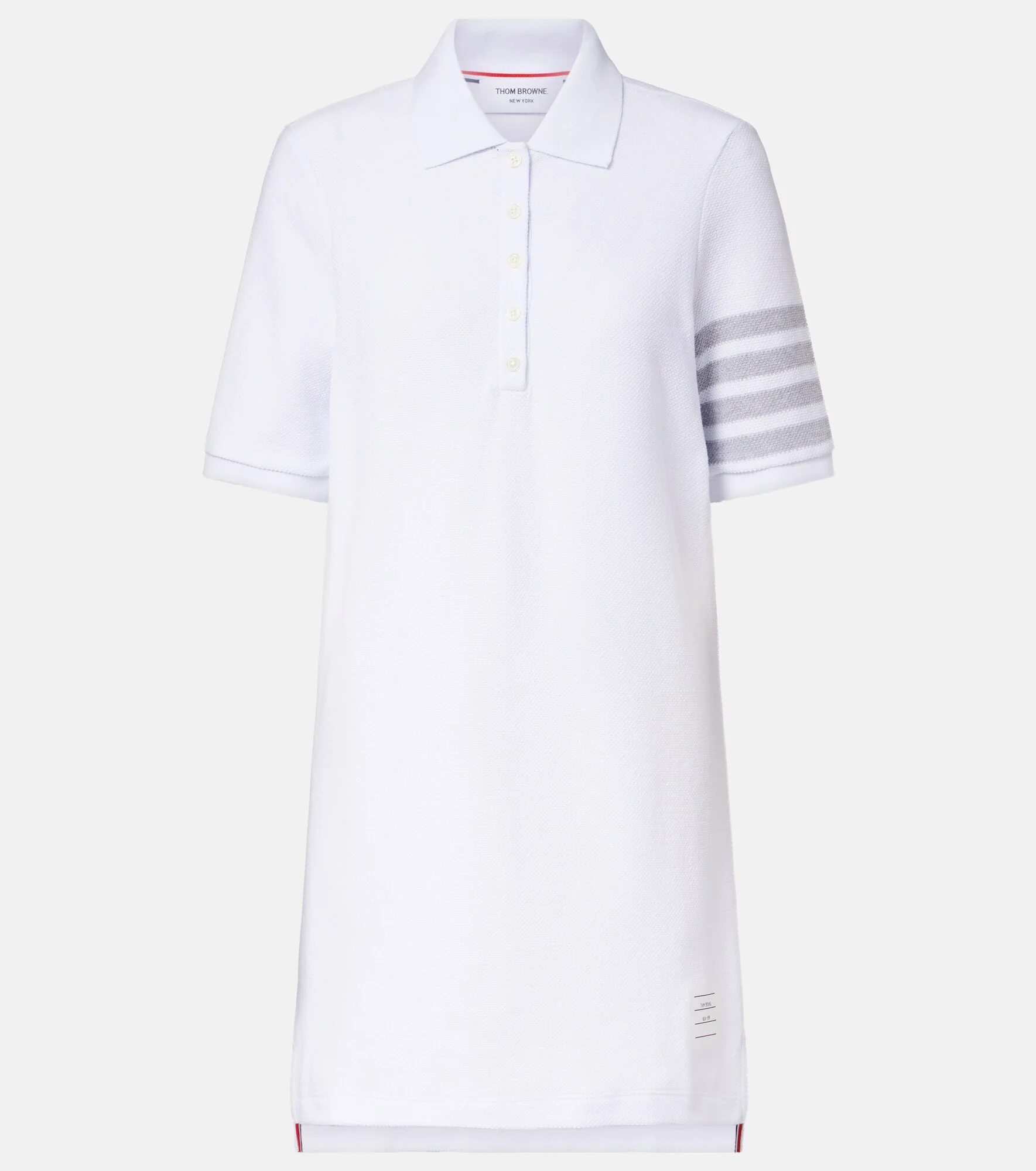 4-Bar cotton piqué polo dress - 1