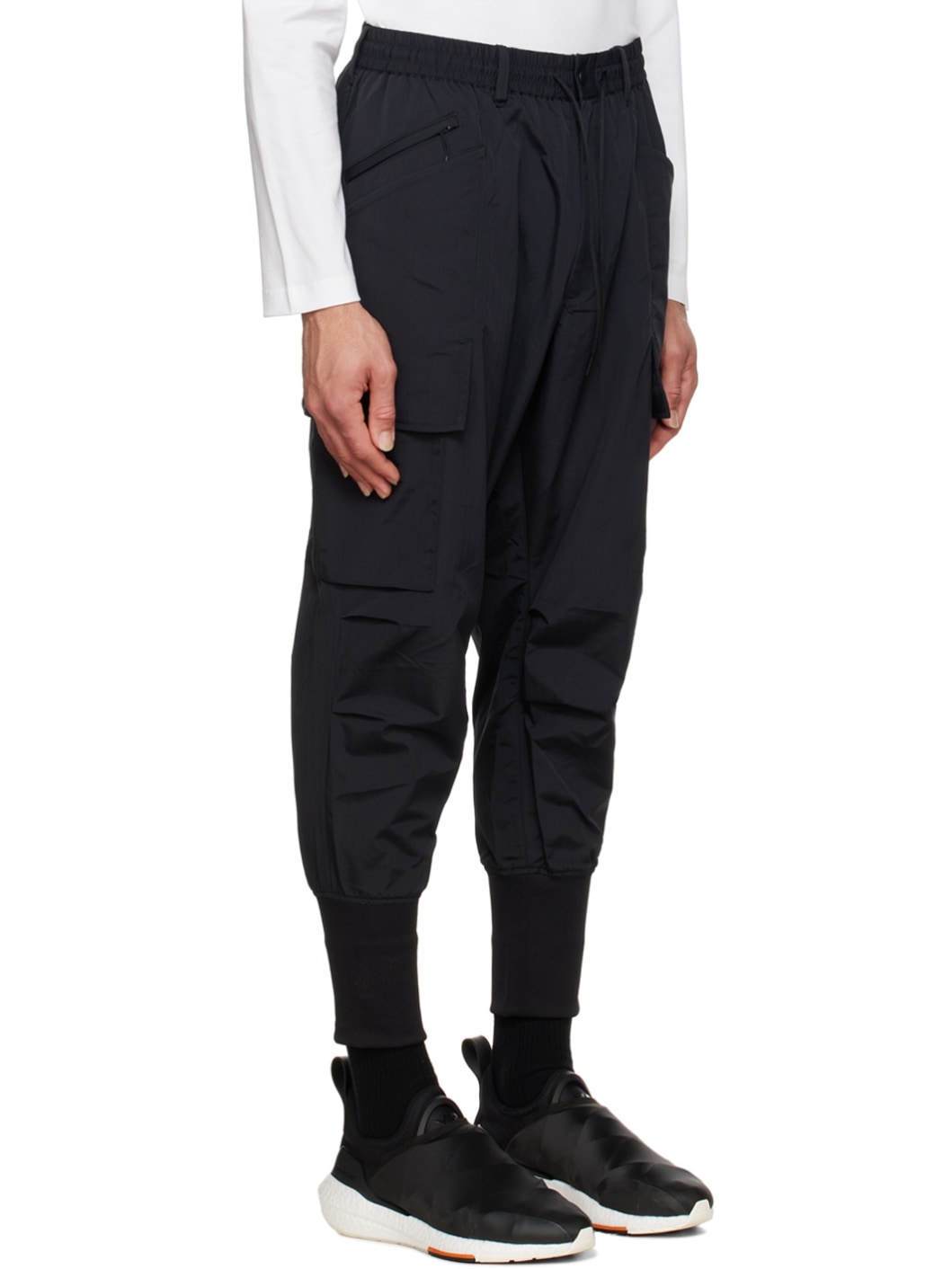 Black Classic Utility Cargo Pants - 2