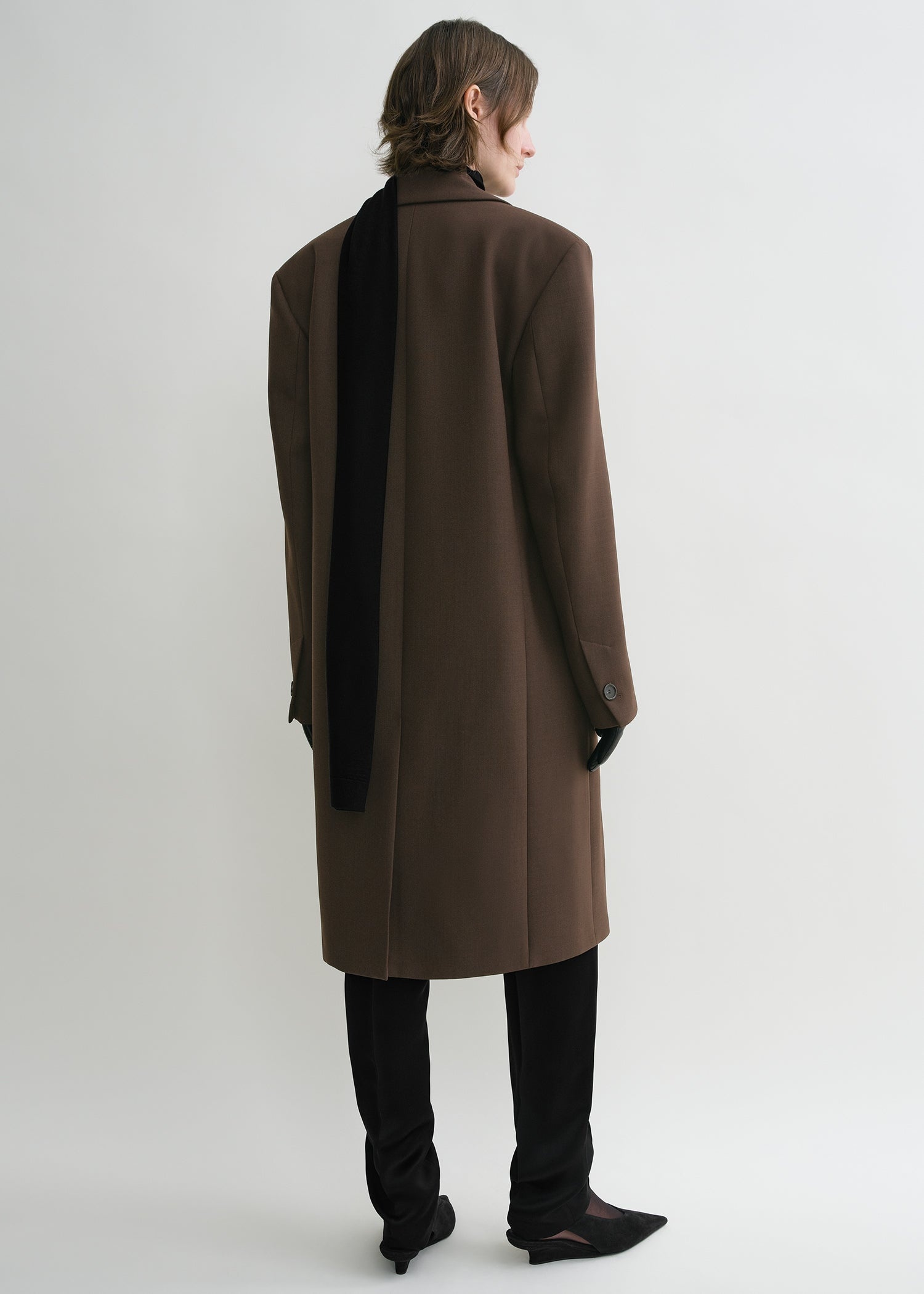 Broad midi coat bark - 4