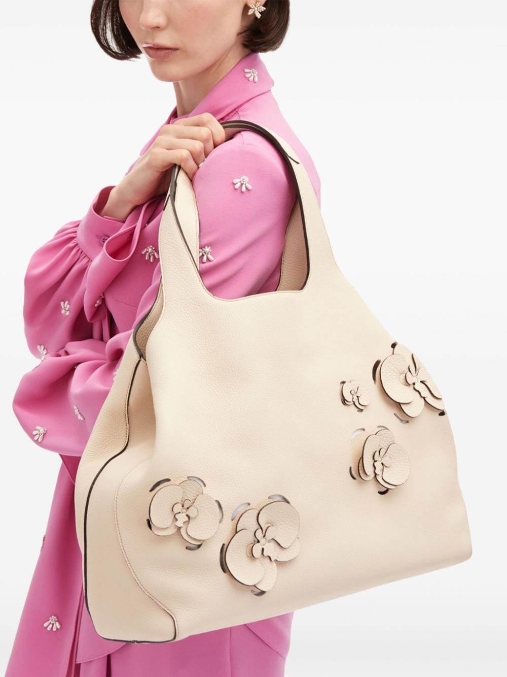 The Laser-Cut Orchid Topaz tote bag - 2