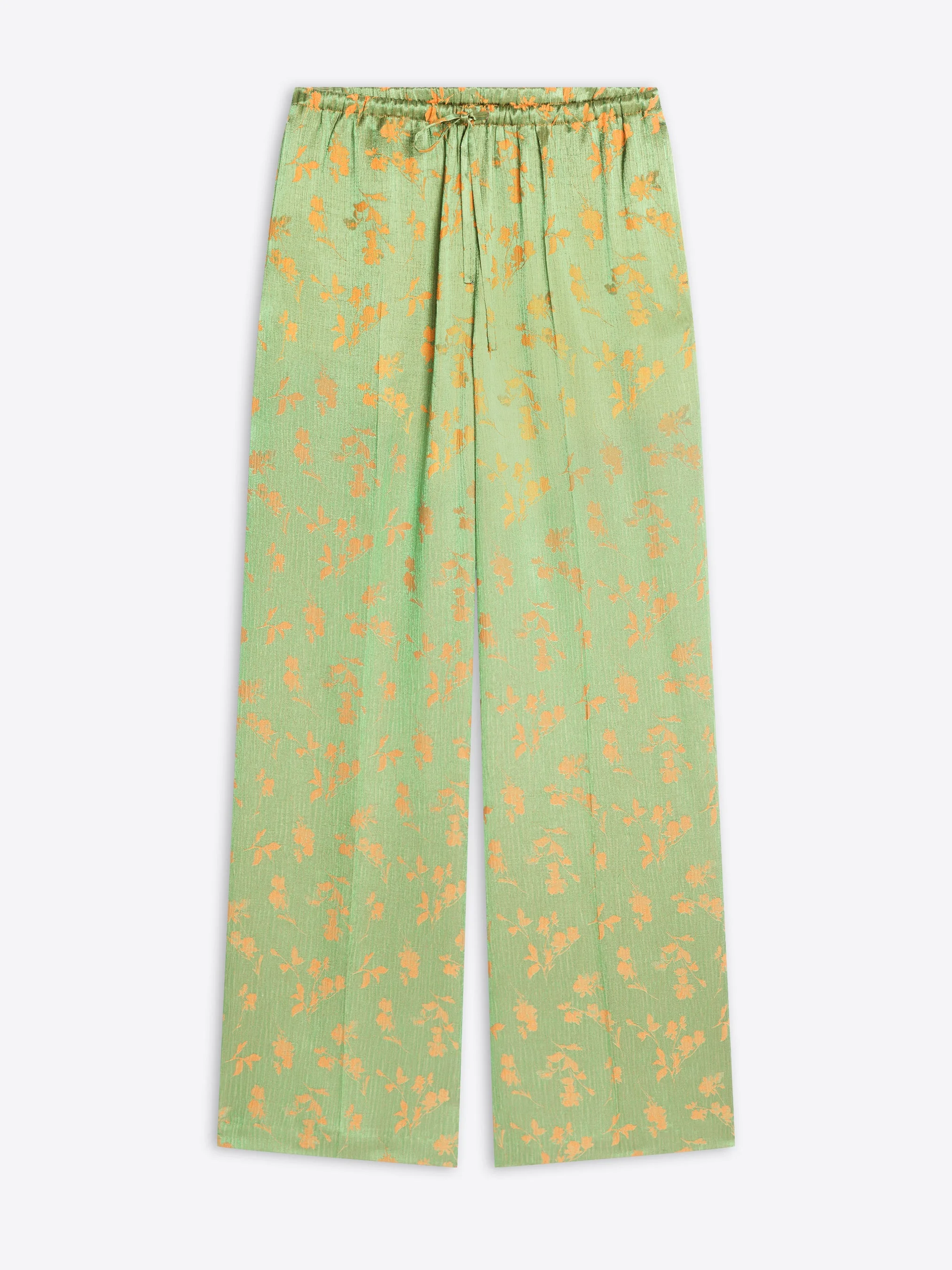 ELASTICATED JACQUARD PANTS - 1