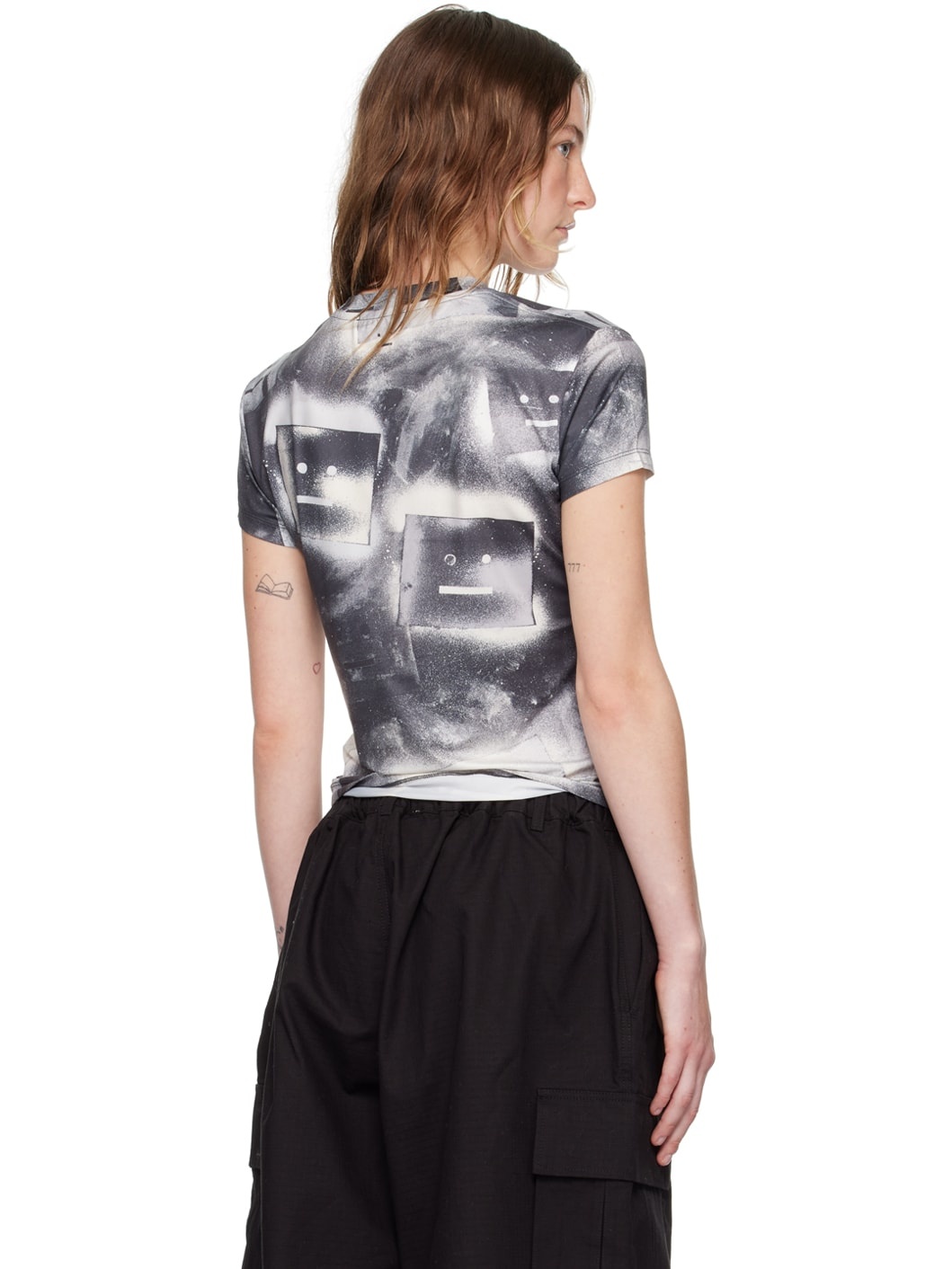 Gray Printed T-Shirt - 3