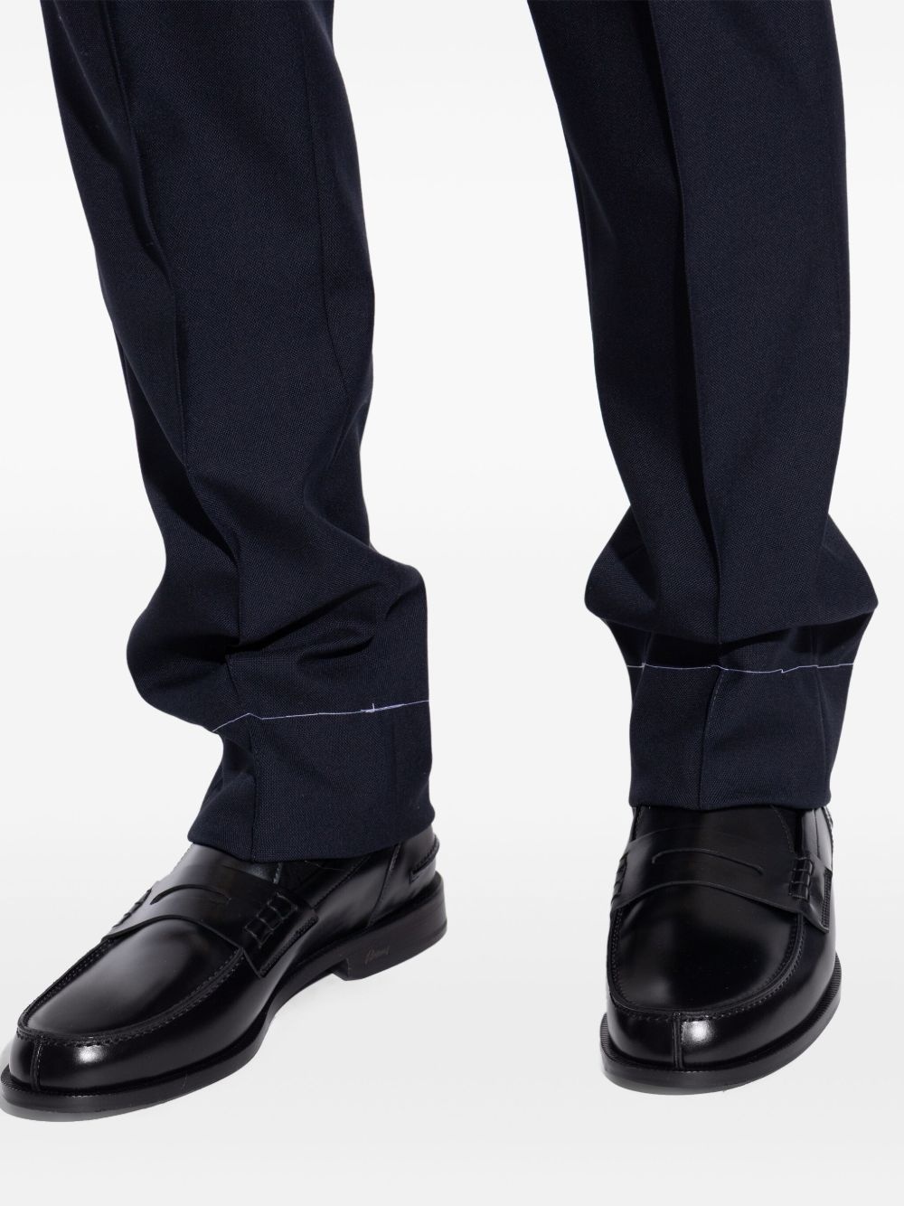 penny-slot leather loafers - 6