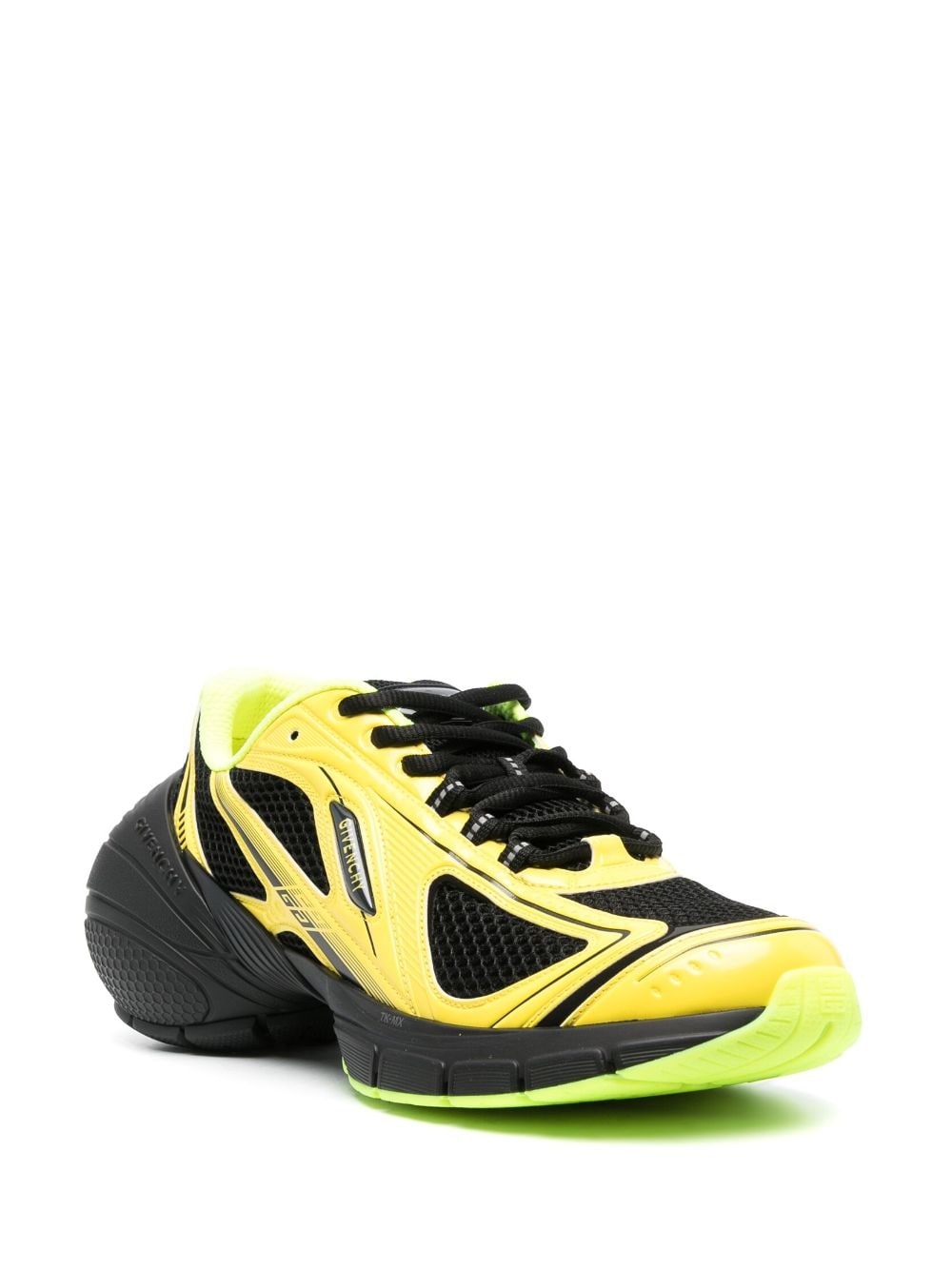 panelled low-top sneakers - 2