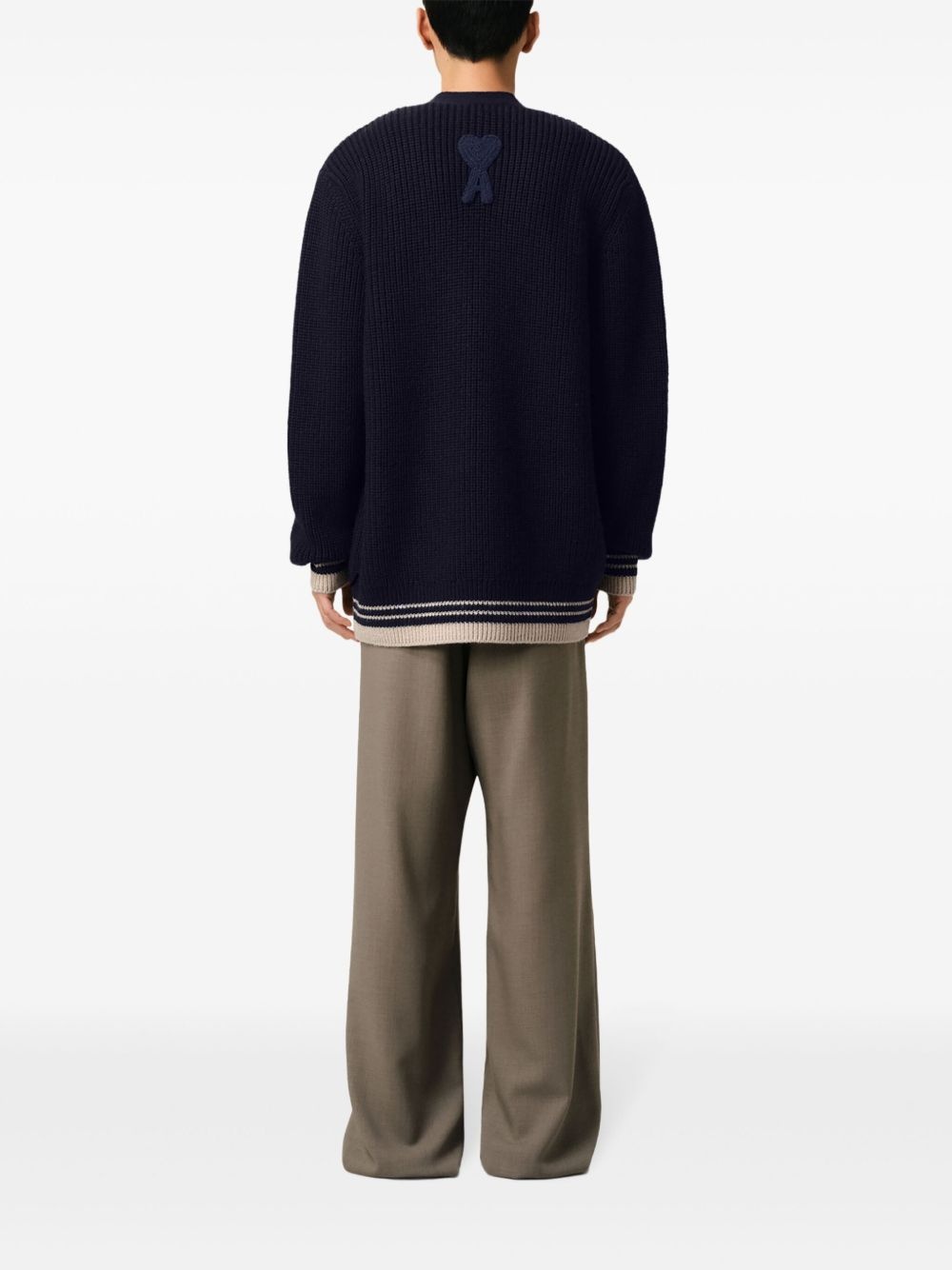 ribbed cardigan - 4