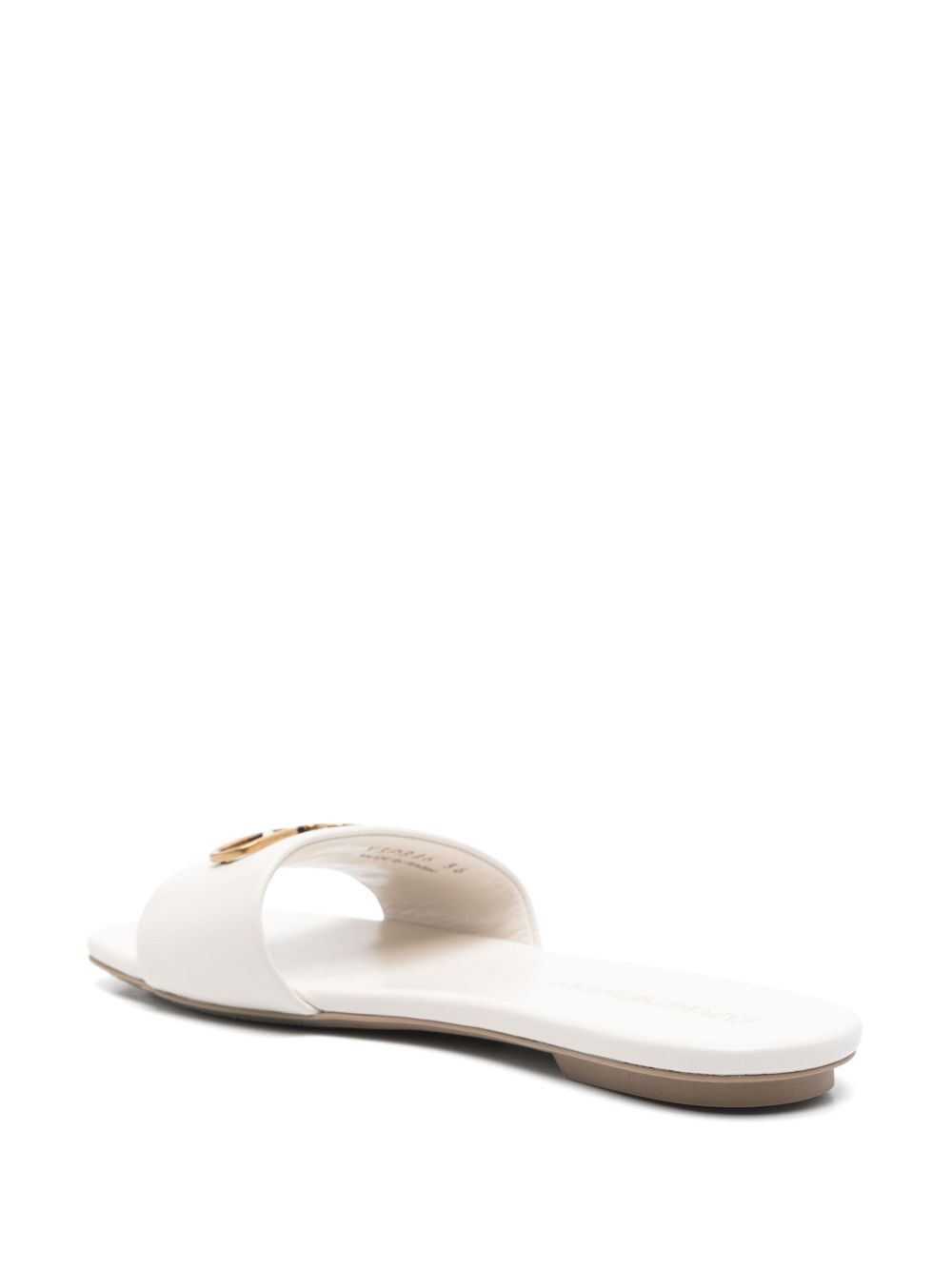 logo-plaque sandals - 3