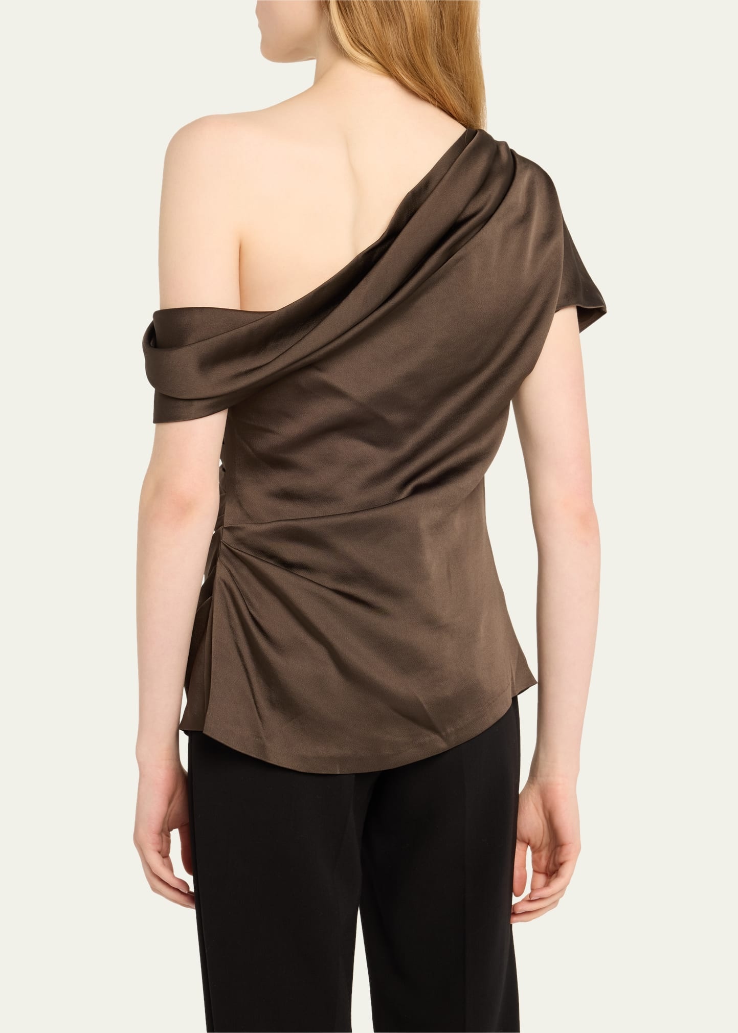 Phoebe Draped One-Shoulder Top - 3