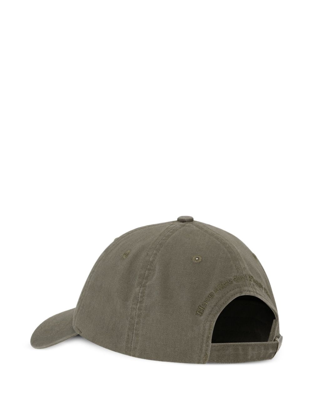 logo-embroidered cap - 2