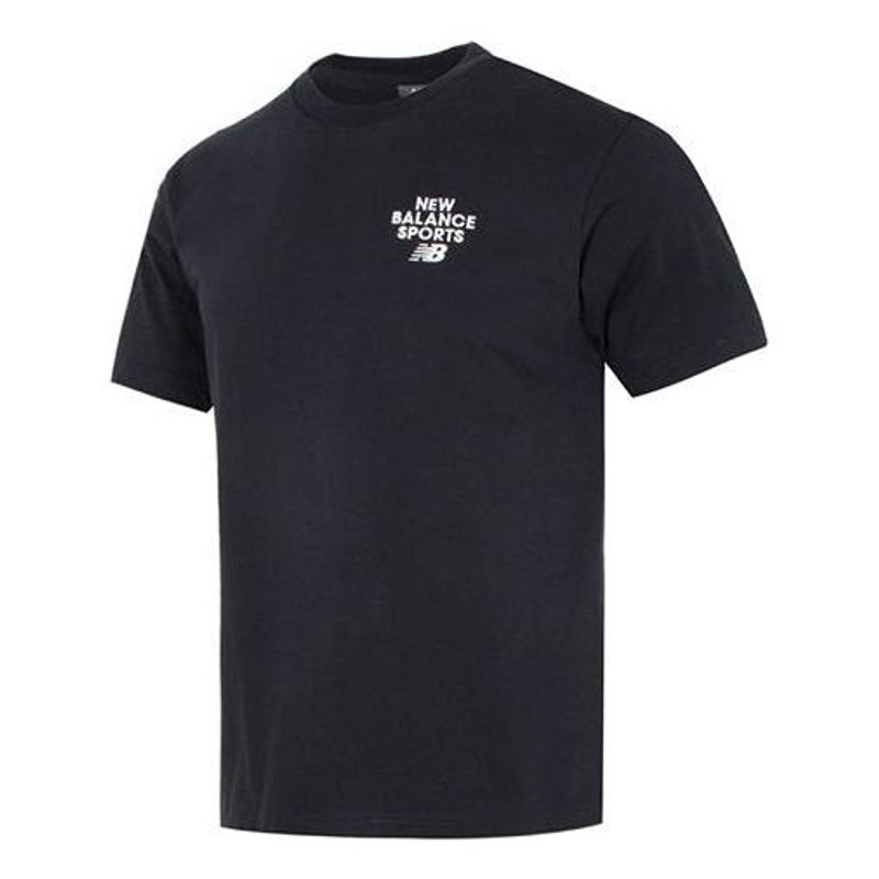 New Balance Logo Print Tee 'Black' 5ED12093-BK - 1