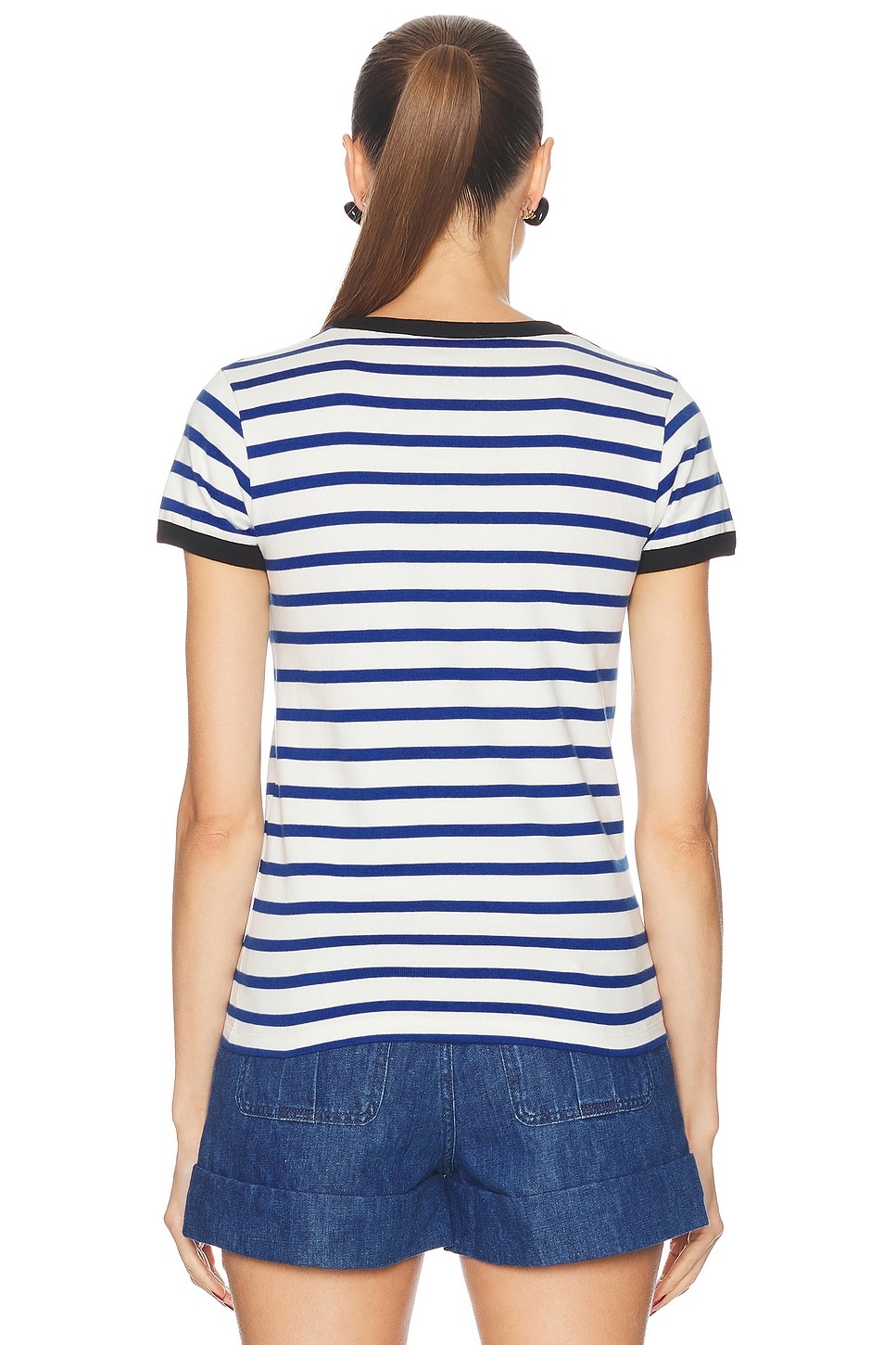 Striped Cotton T Shirt - 3