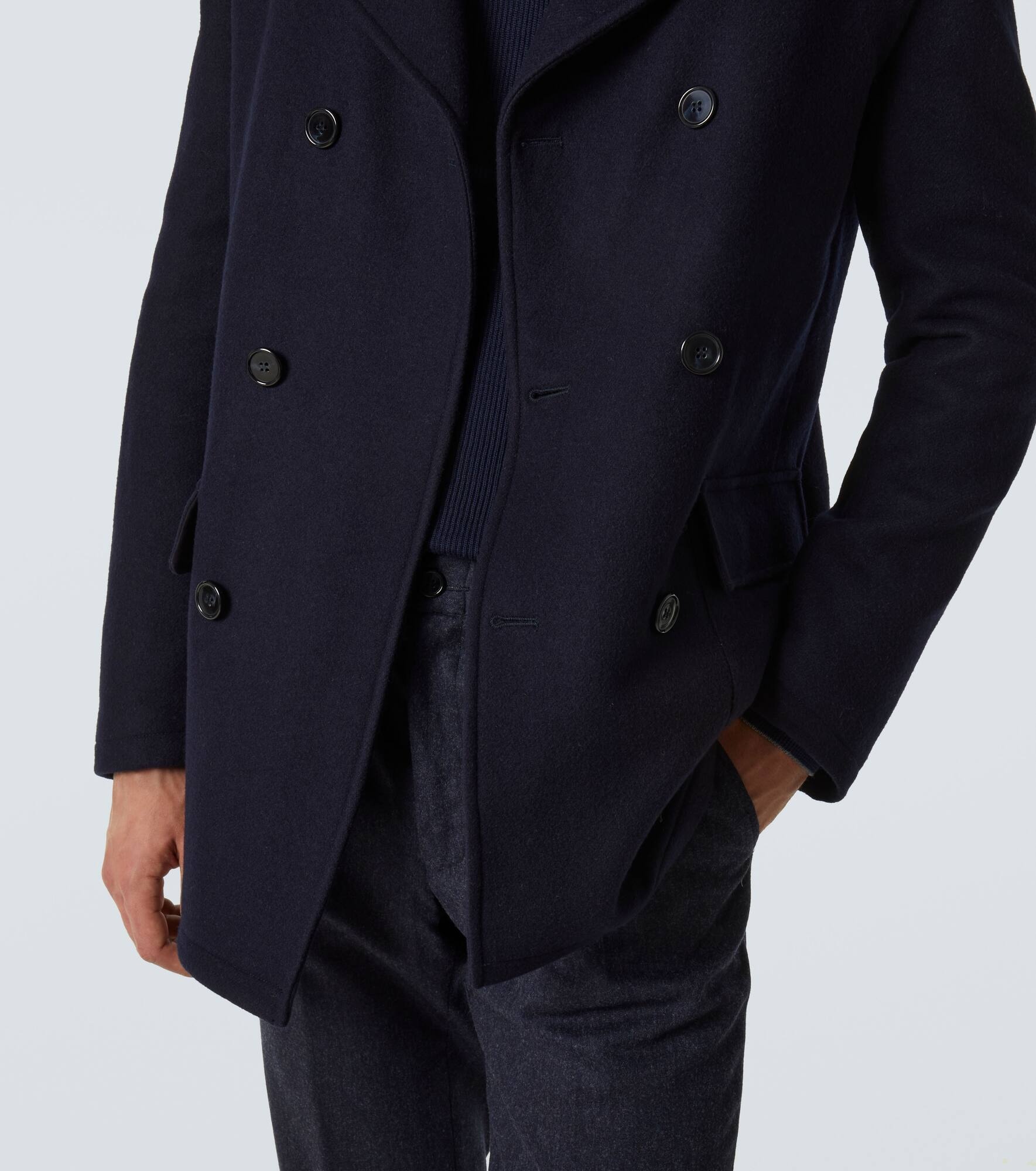 Double-breasted peacoat - 6