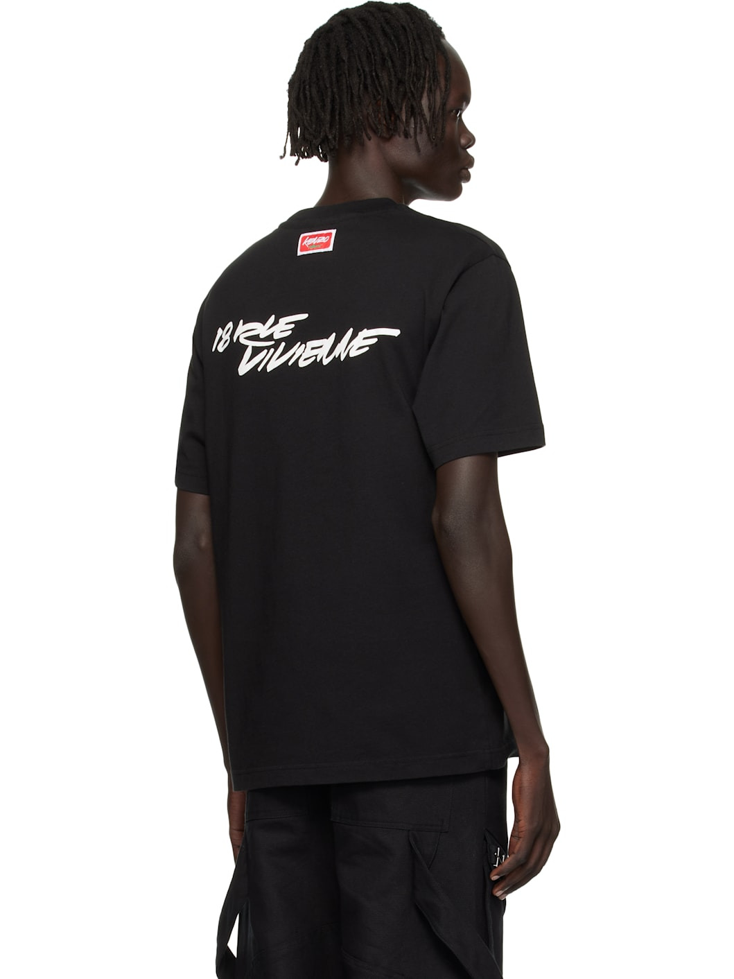 Black Kenzo Paris Futura 2000 Edition Cotton T-shirt - 3
