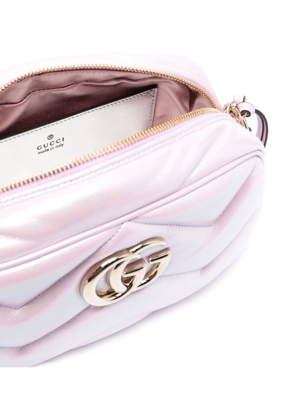 Gg marmont small leather shoulder bag - 4
