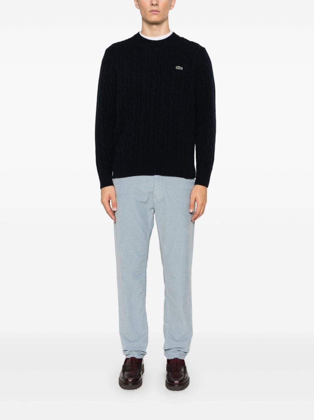 cable-knit sweater - 2