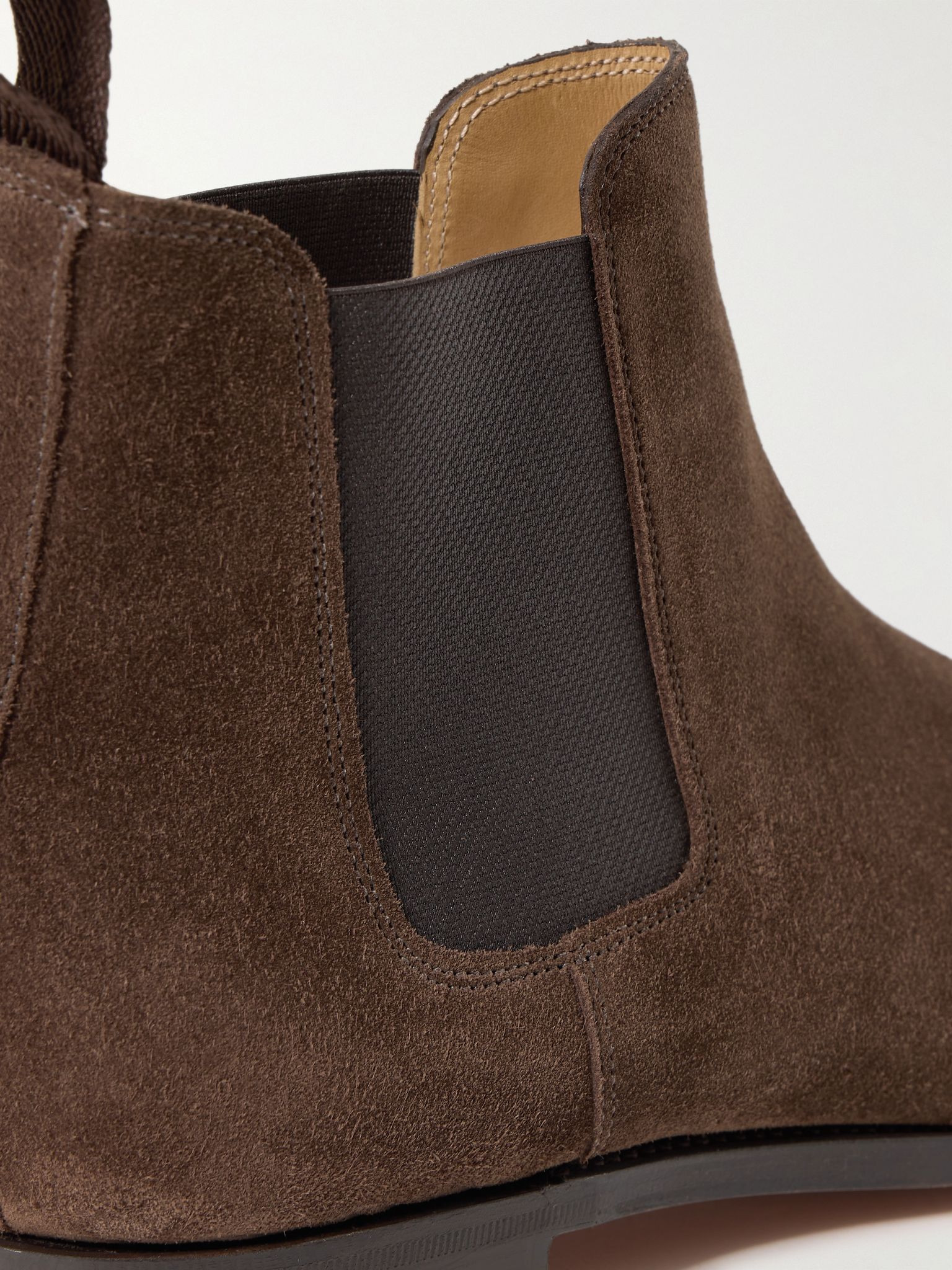 Lawry Suede Chelsea Boots Dark brown - 4
