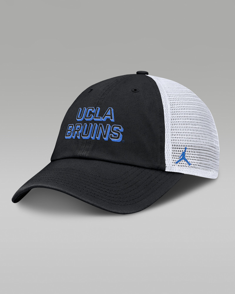UCLA On-Field Club Gameday Men's Jordan Brand College Trucker Adjustable Hat 1