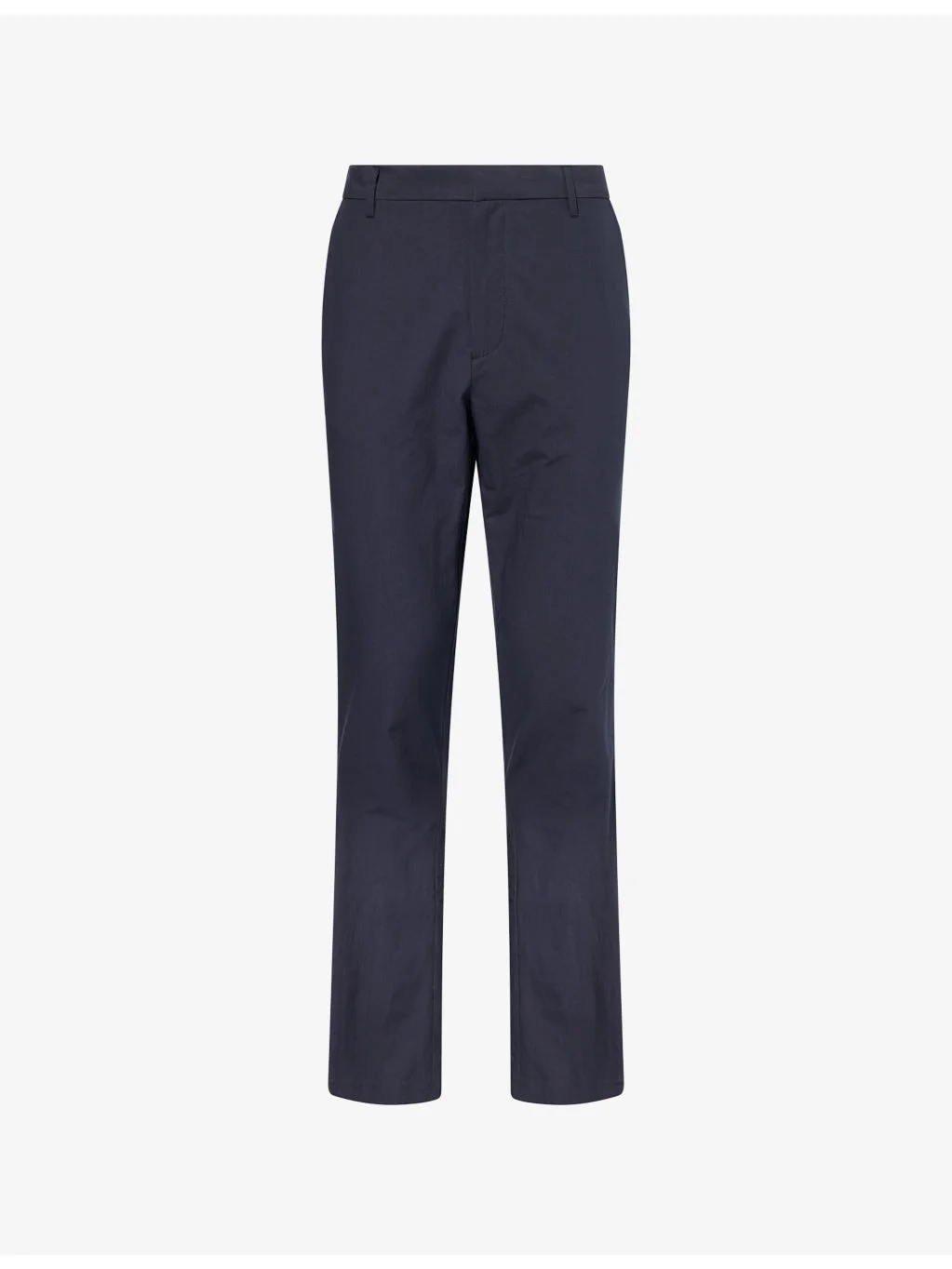 Straight-Leg Cotton Poplin Trousers - 1