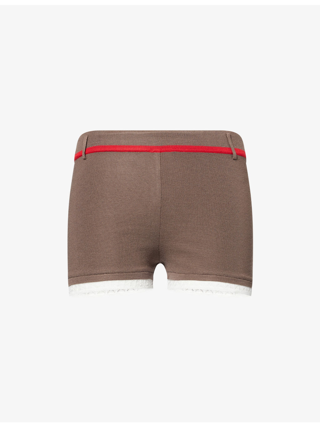 Marthe Lace-Embroidery Knitted Shorts - 1