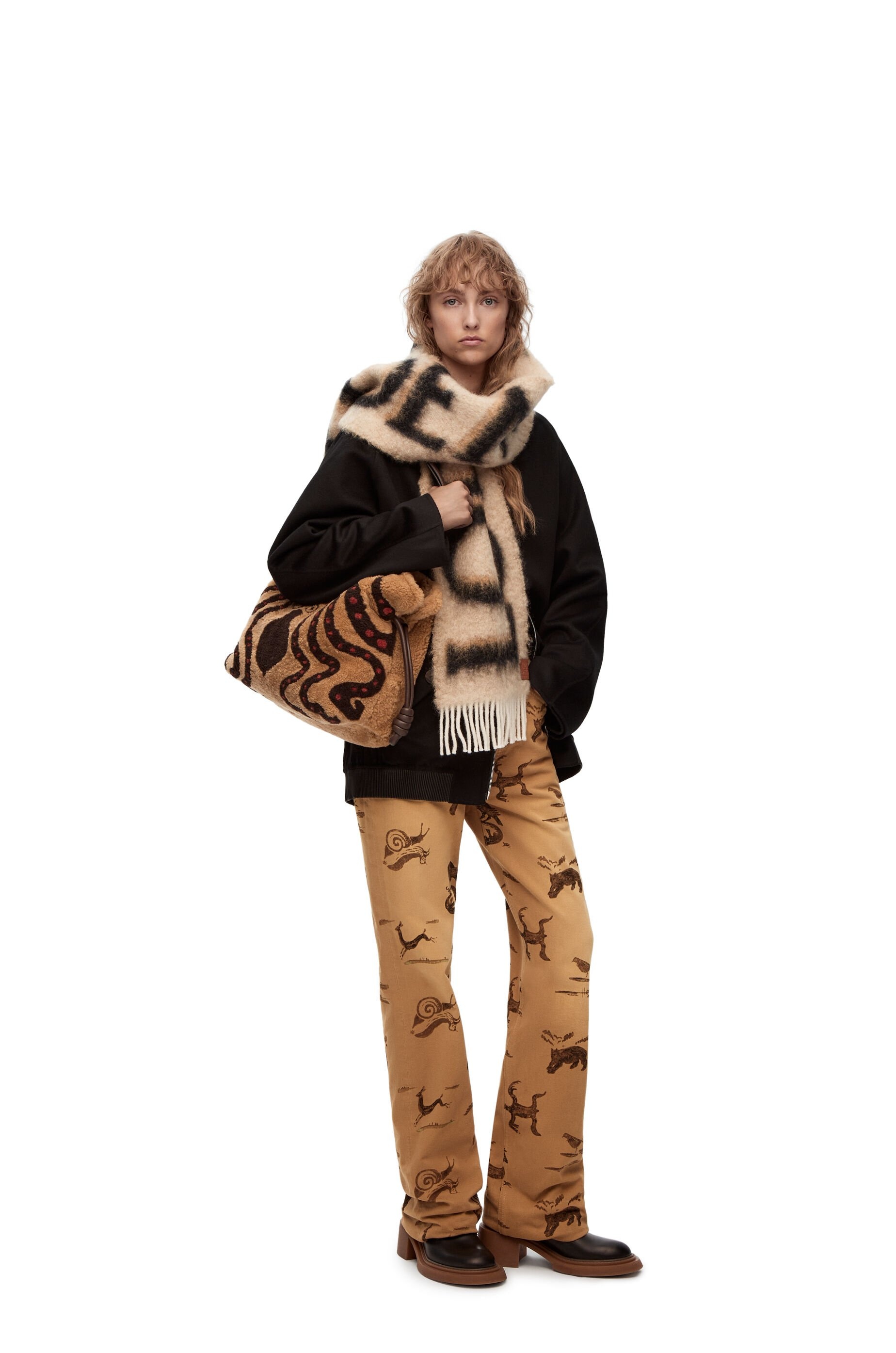 Animal print jeans in denim - 2