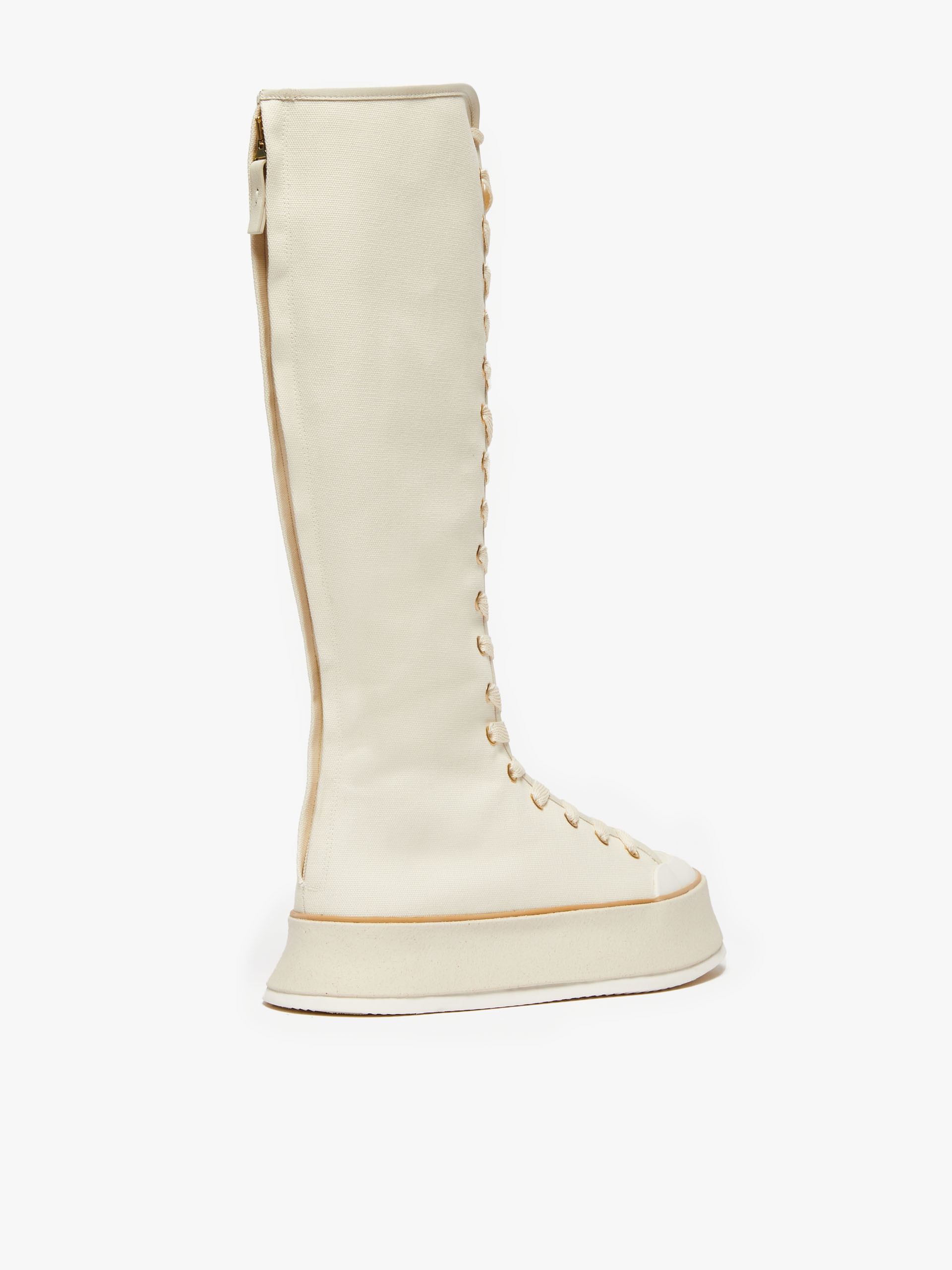 SPRINGBOOTC Canvas lace-up boots - 3