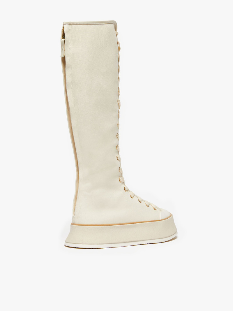 SPRINGBOOTC Canvas lace-up boots 3