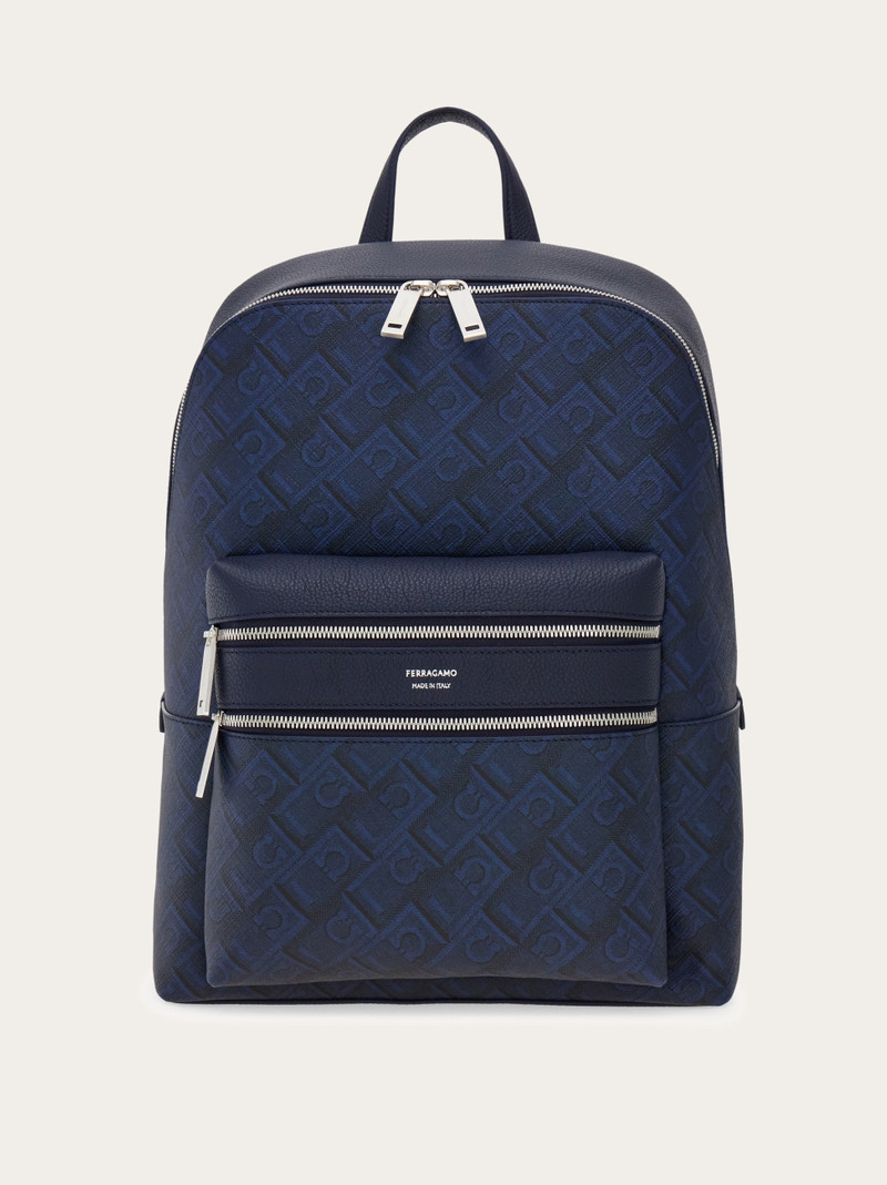 Embossed Gancini backpack 1