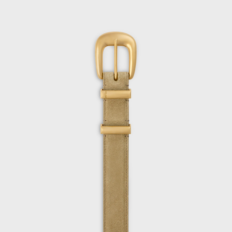 MEDIUM 25MM WESTERN BELT IN Suede Calfskin 3