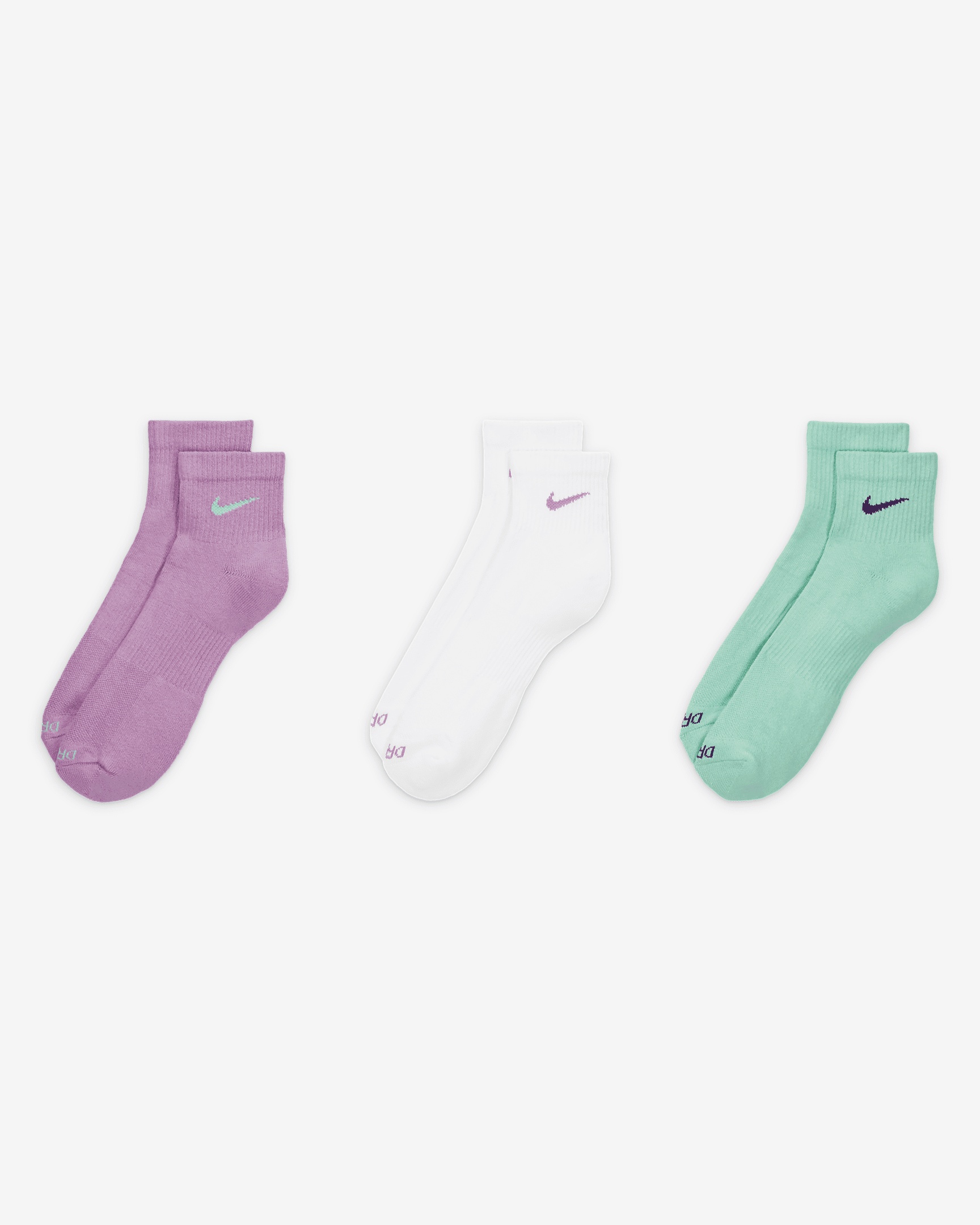 Nike Everyday Plus Cushioned Training Ankle Socks (3 Pairs) - 2