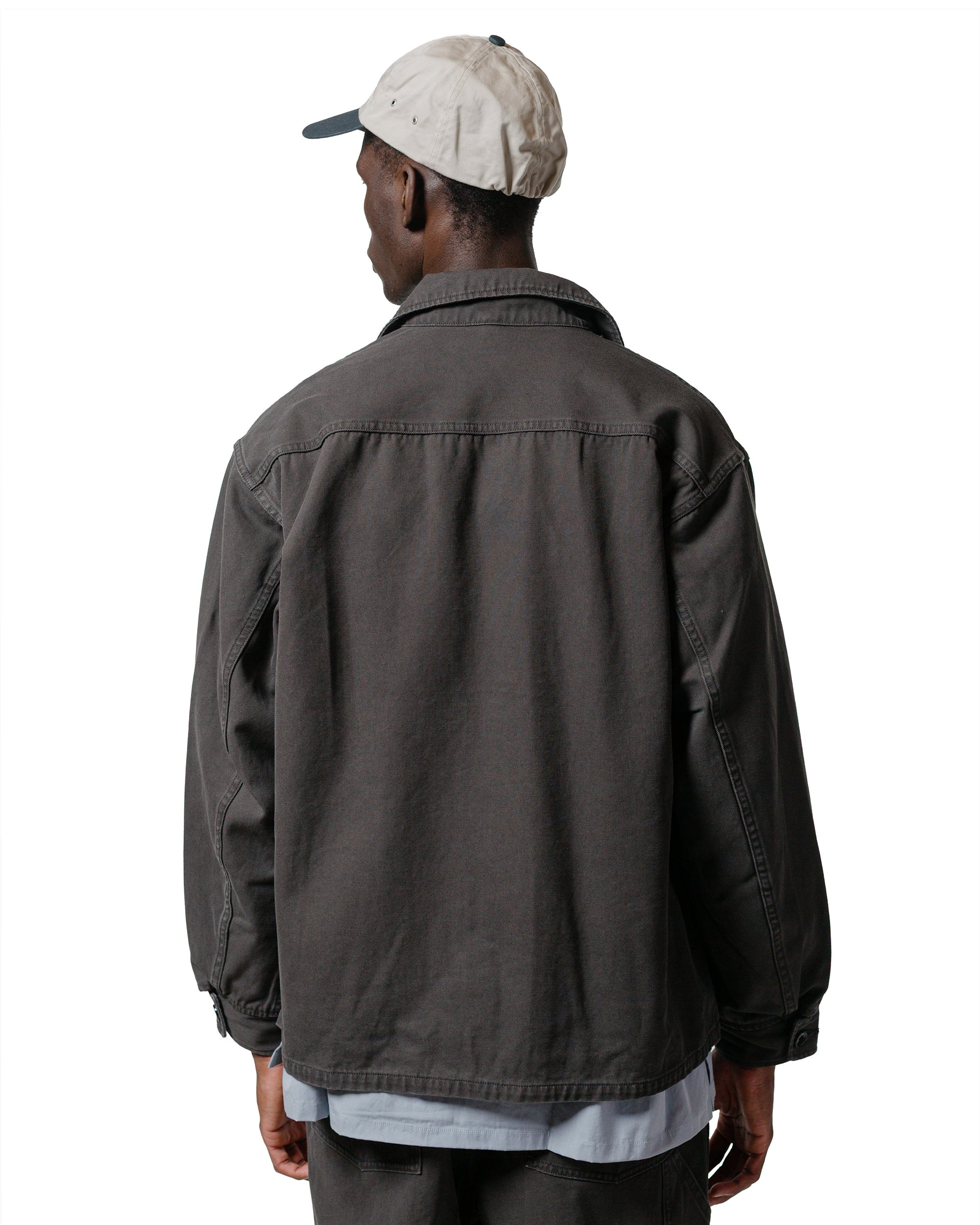 Duck Cloth Workaday Jacket Charcoal - 3
