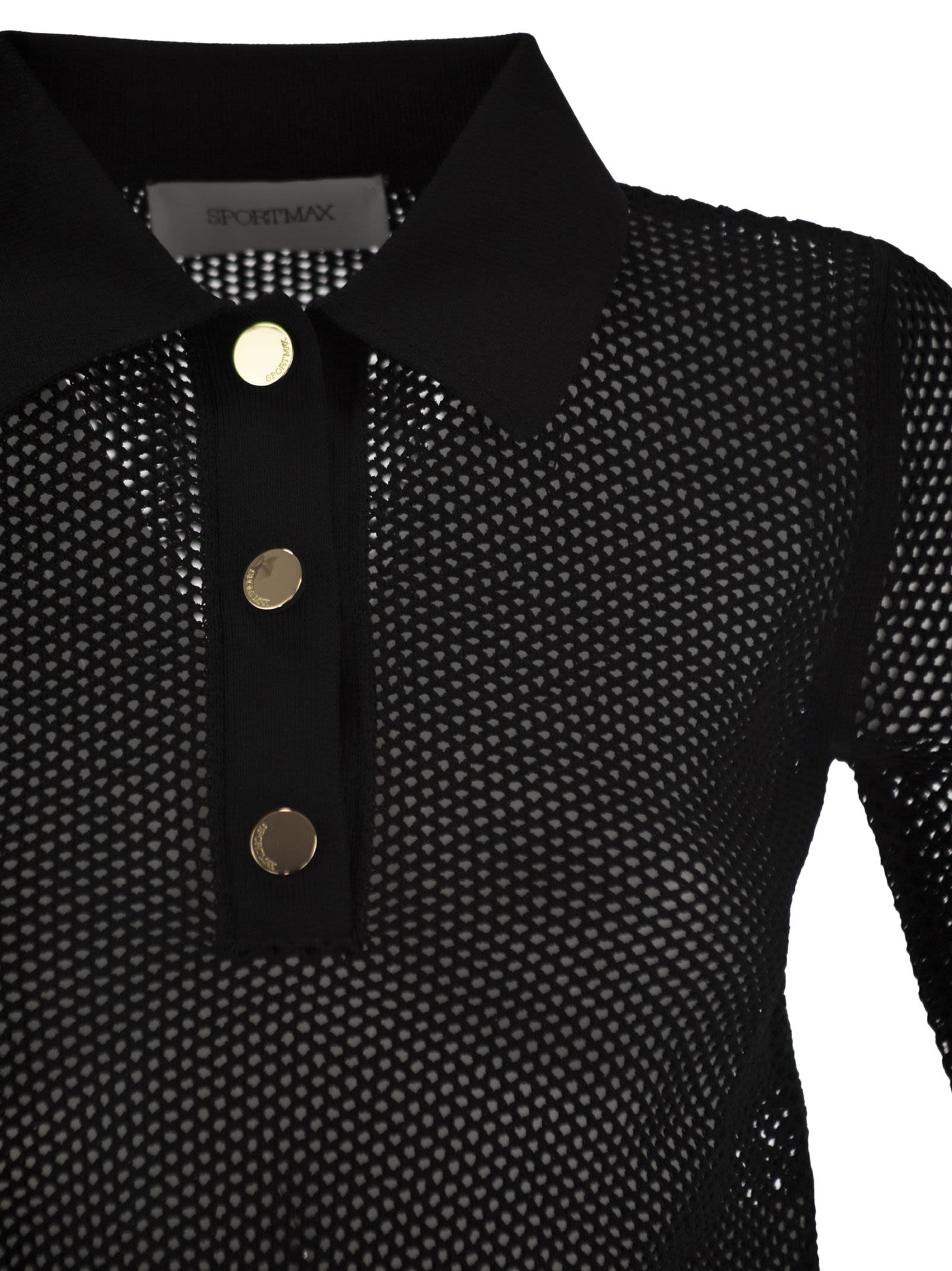 Sportmax Women Casta - Mesh Knit Polo Shirt - 4