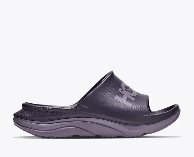 Ora Athletic Slide Shoes in Squid Ink/Purple Fog - 1