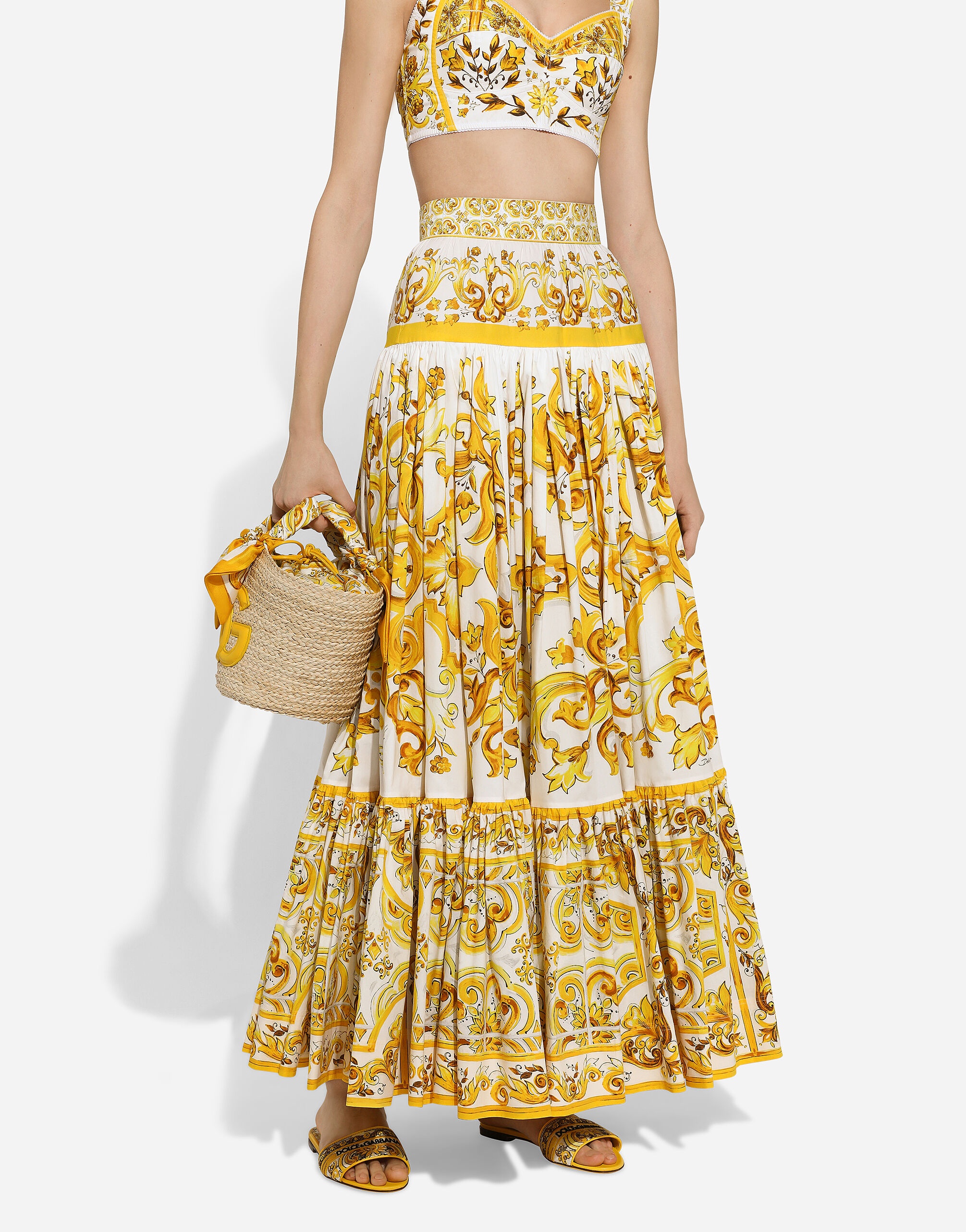 【関税＆送料込み】Dolce & Gabbana 'Rachel' Skirt 関税＆送料込み】Dolce & Gabbana 'Rachel' Skirt Long ruffled