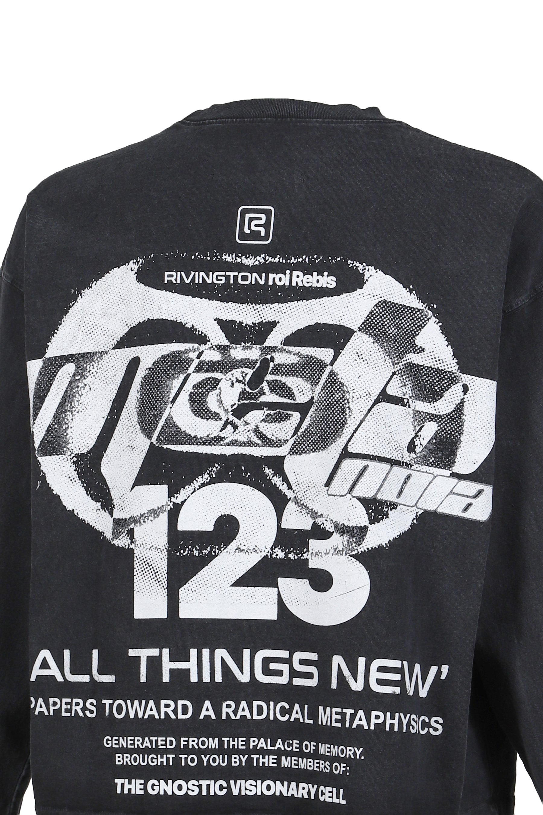 META ALMA CVA LS TEE / VTG BLK / RUST - 5