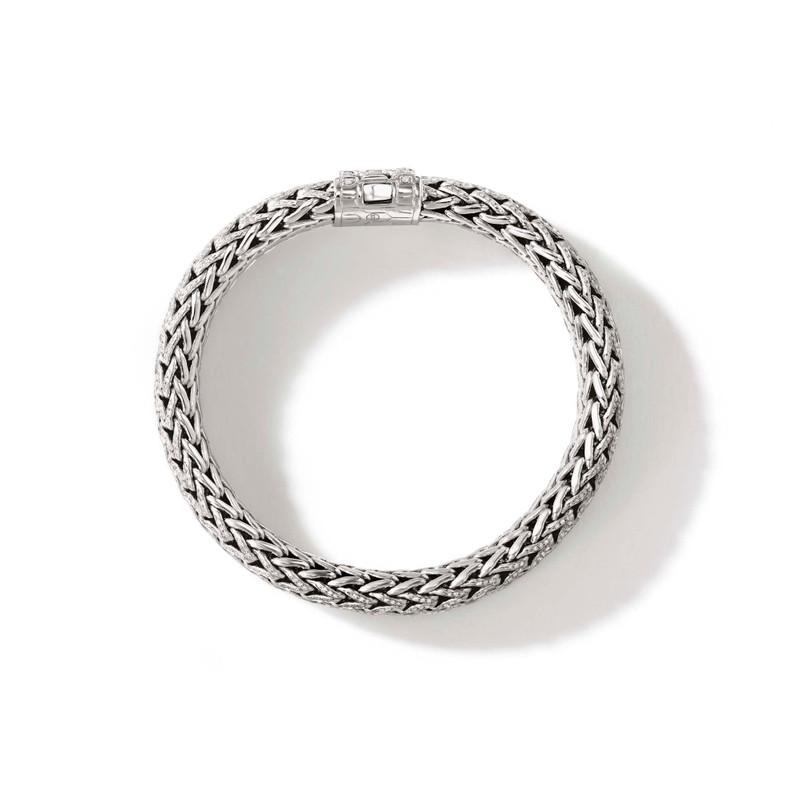 Icon Bracelet, Sterling Silver, Diamonds, 10.5MM 4