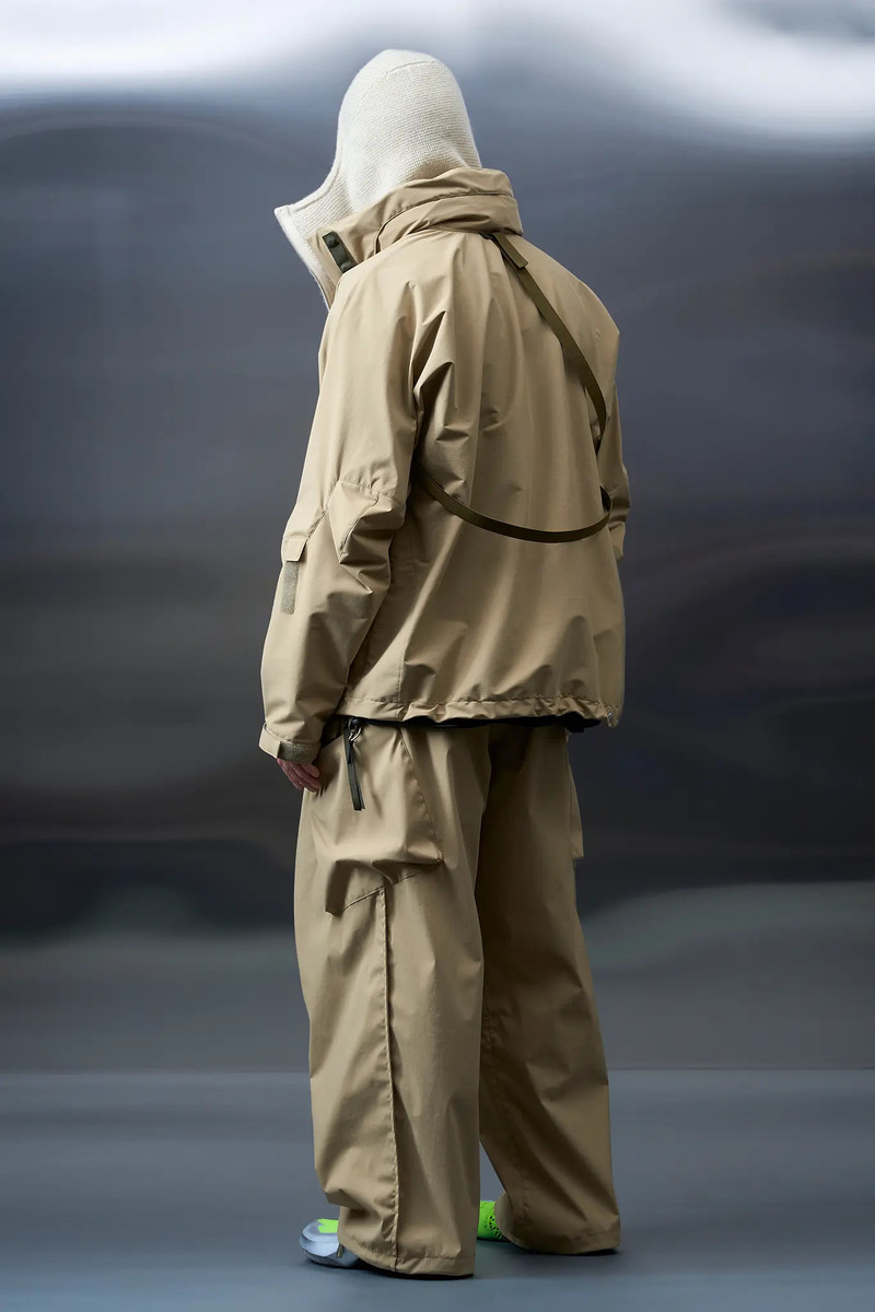 BK2-AK Zippered Baby Llama Balaclava White 6