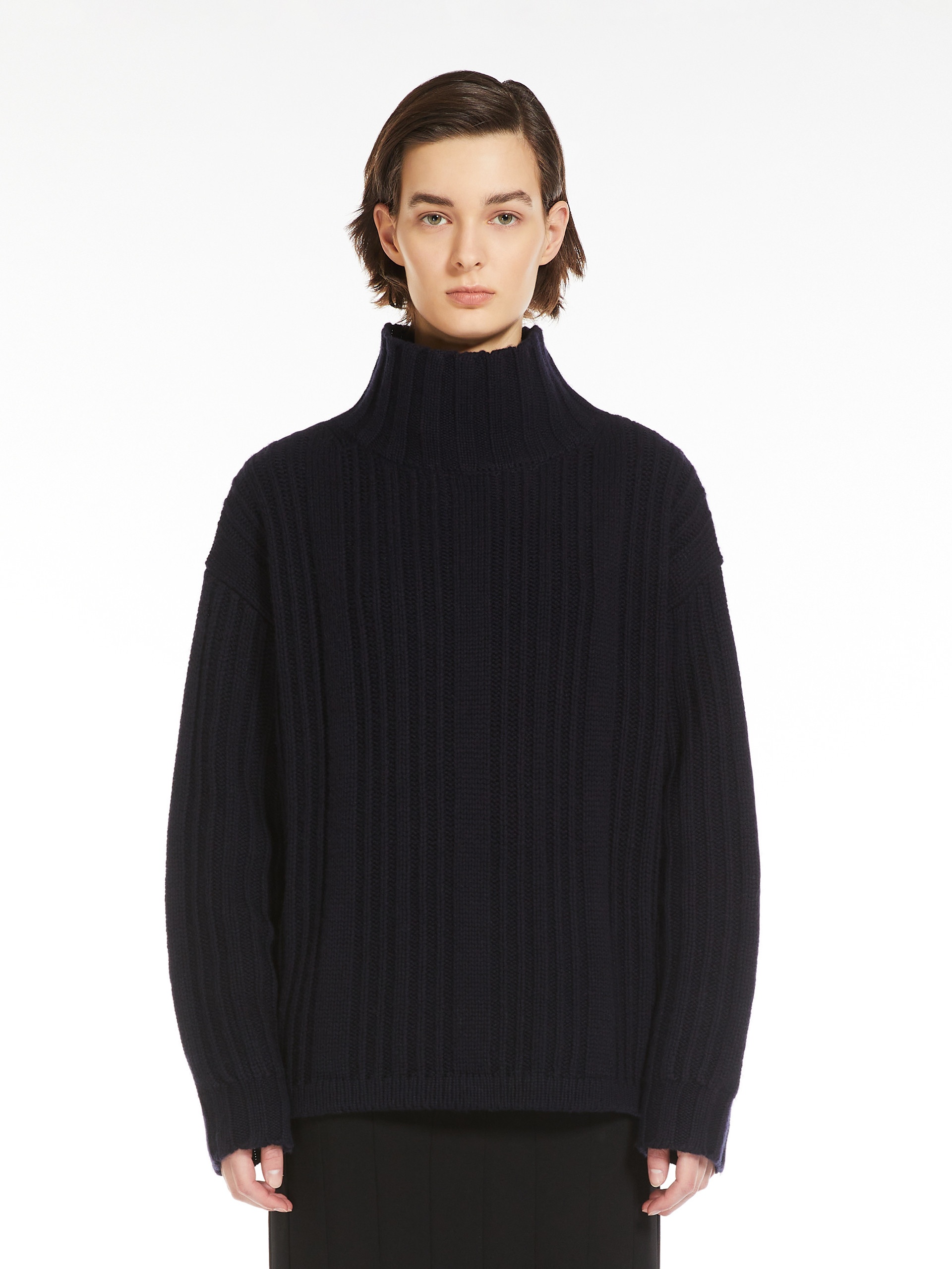 VITALBA Wool and cashmere polo-neck jumper - 3