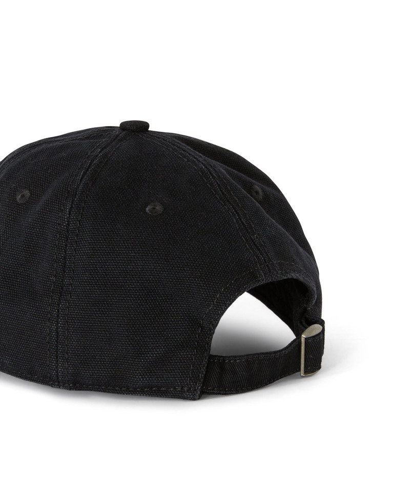 MSGM Gabardine cotton baseball cap with embroidered label outlook