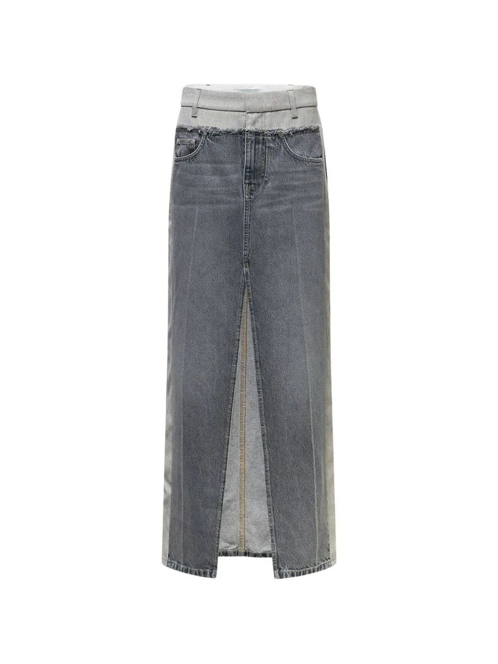 Tailoring Mixed midi skirt - 1