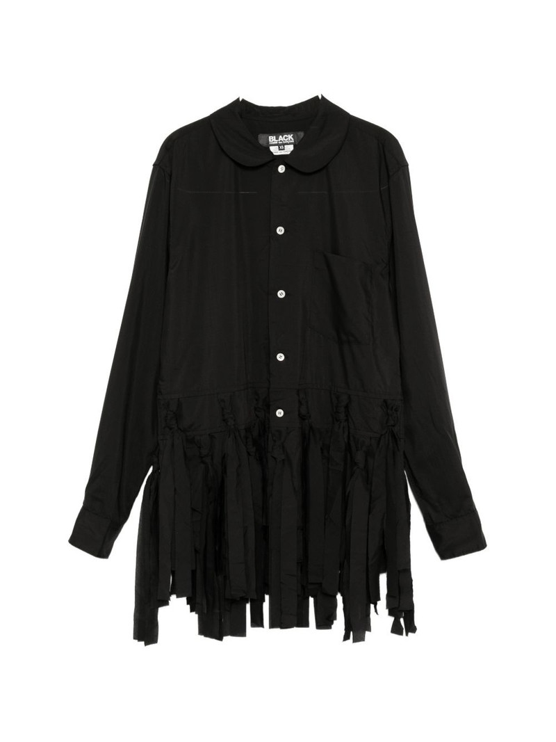 knotted fringe-trim shirt 1