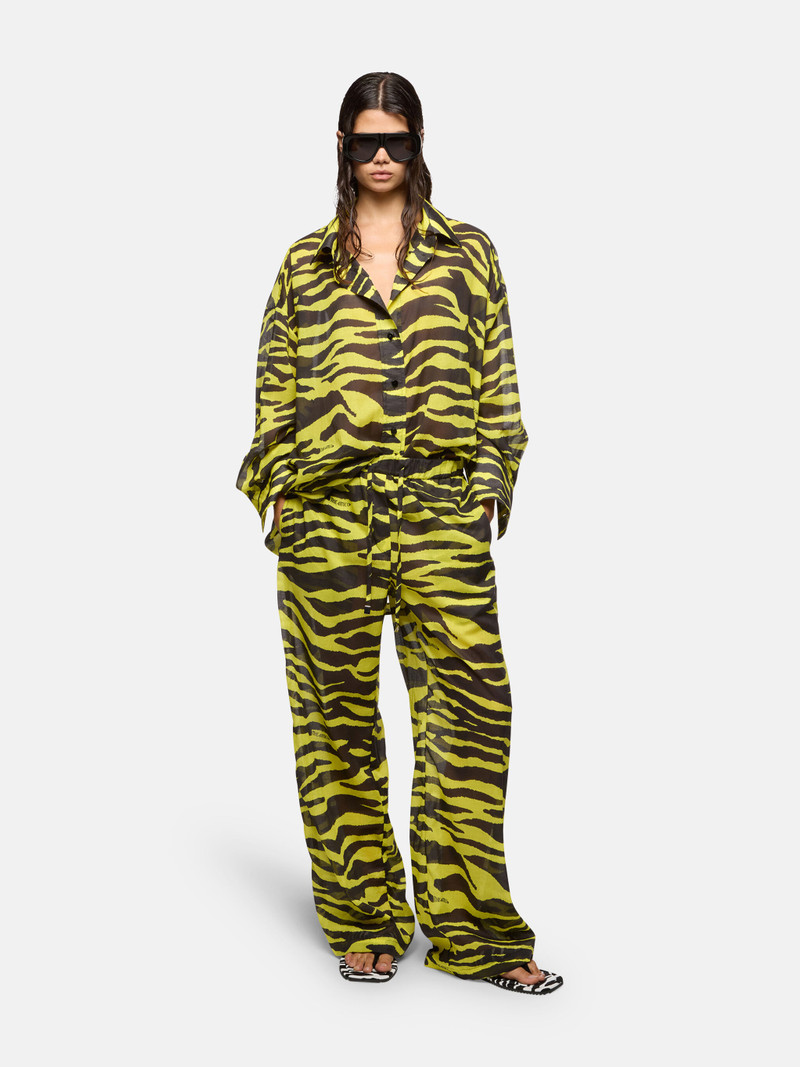 THE ATTICO BLACK AND YELLOW SHIRT outlook