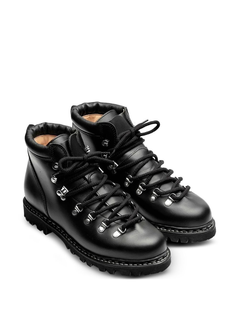 lace-up leather boots - 2